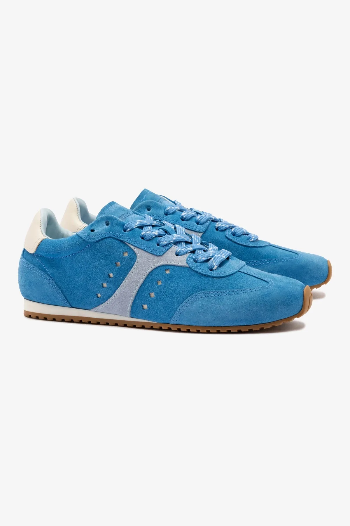 Stella Sneaker In Azure Suede sold by Larroude product image thumbnail 3