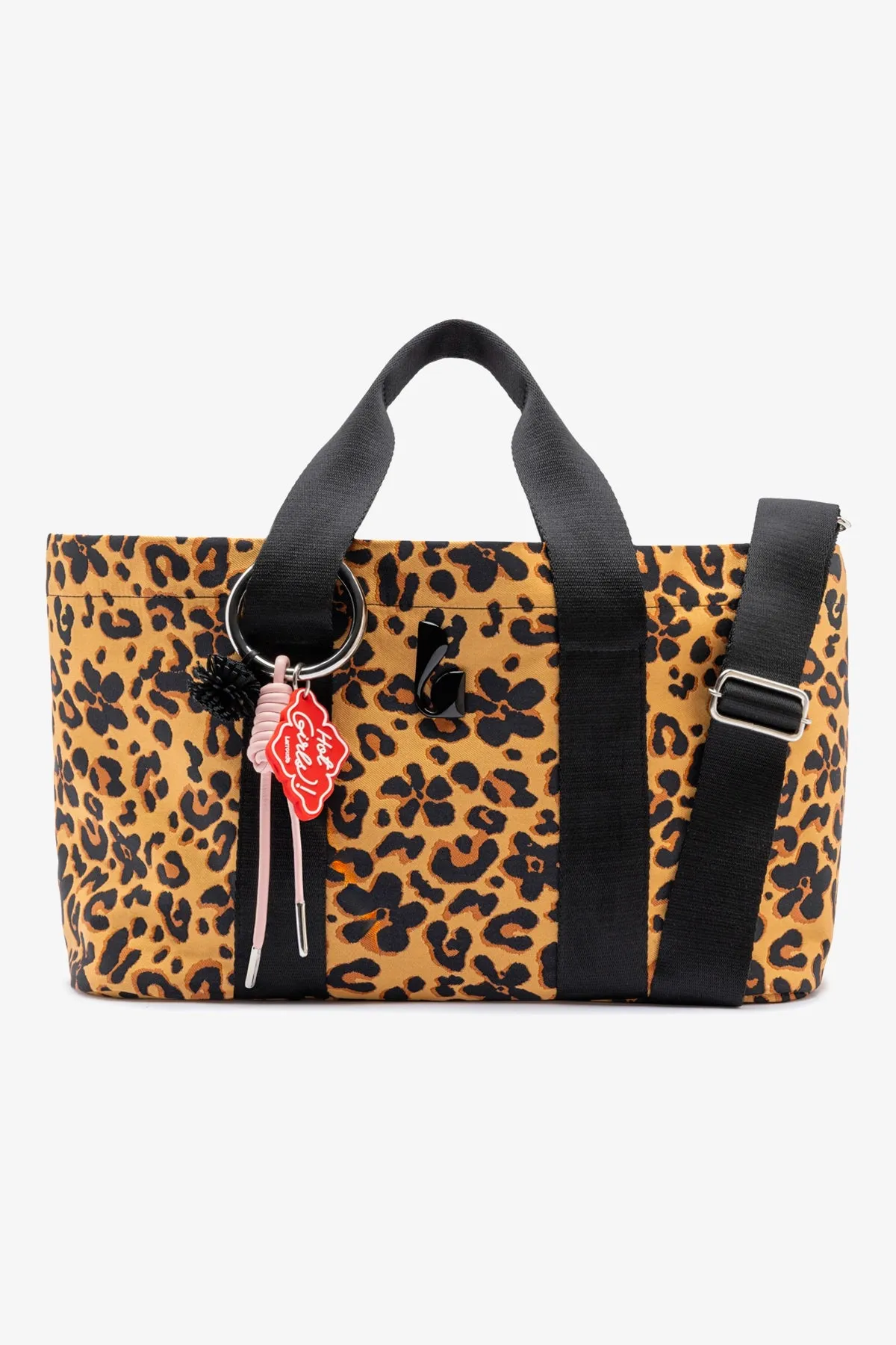 Americana Tote Bag In Leopard Jacquard sold by Larroude