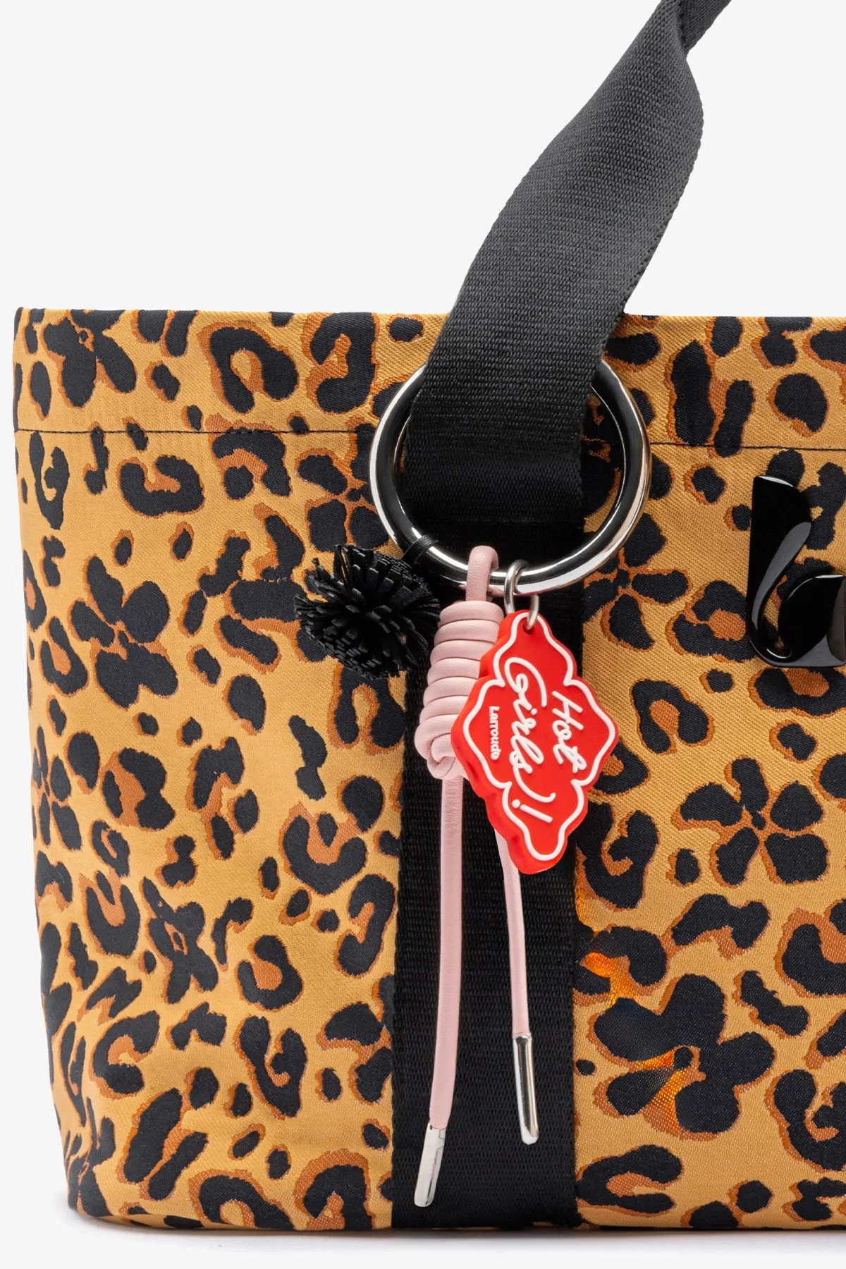 Americana Tote Bag In Leopard Jacquard sold by Larroude product image thumbnail 4