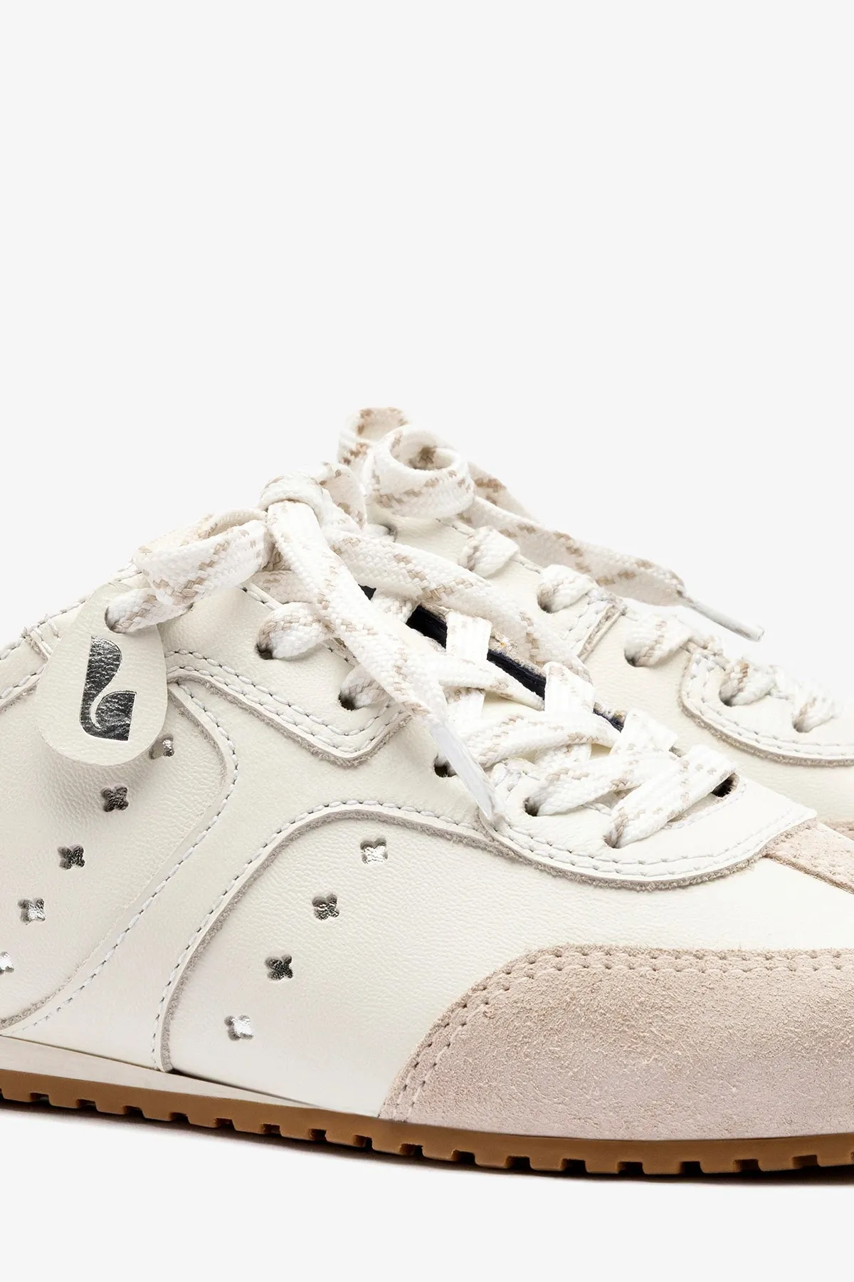 Stella Mule In Grey Suede sold by Larroude product image thumbnail 4