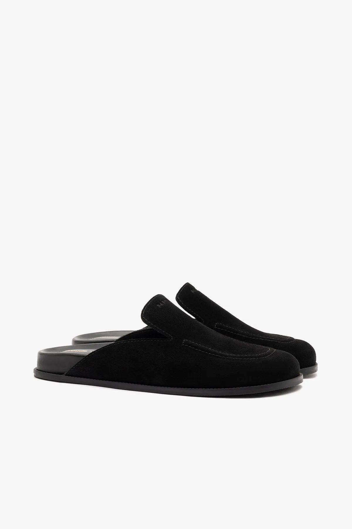 Larroudé x Parke Clog In Black Suede sold by Larroude product image thumbnail 3