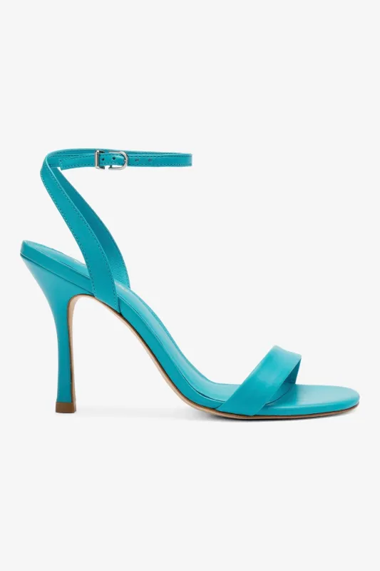 Nyx Sandal In Acqua Leather sold by Larroude