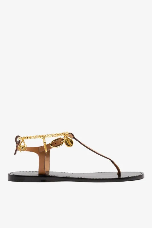 Gipsy Sandal In Light Caramel Vegetale Leather sold by Larroude