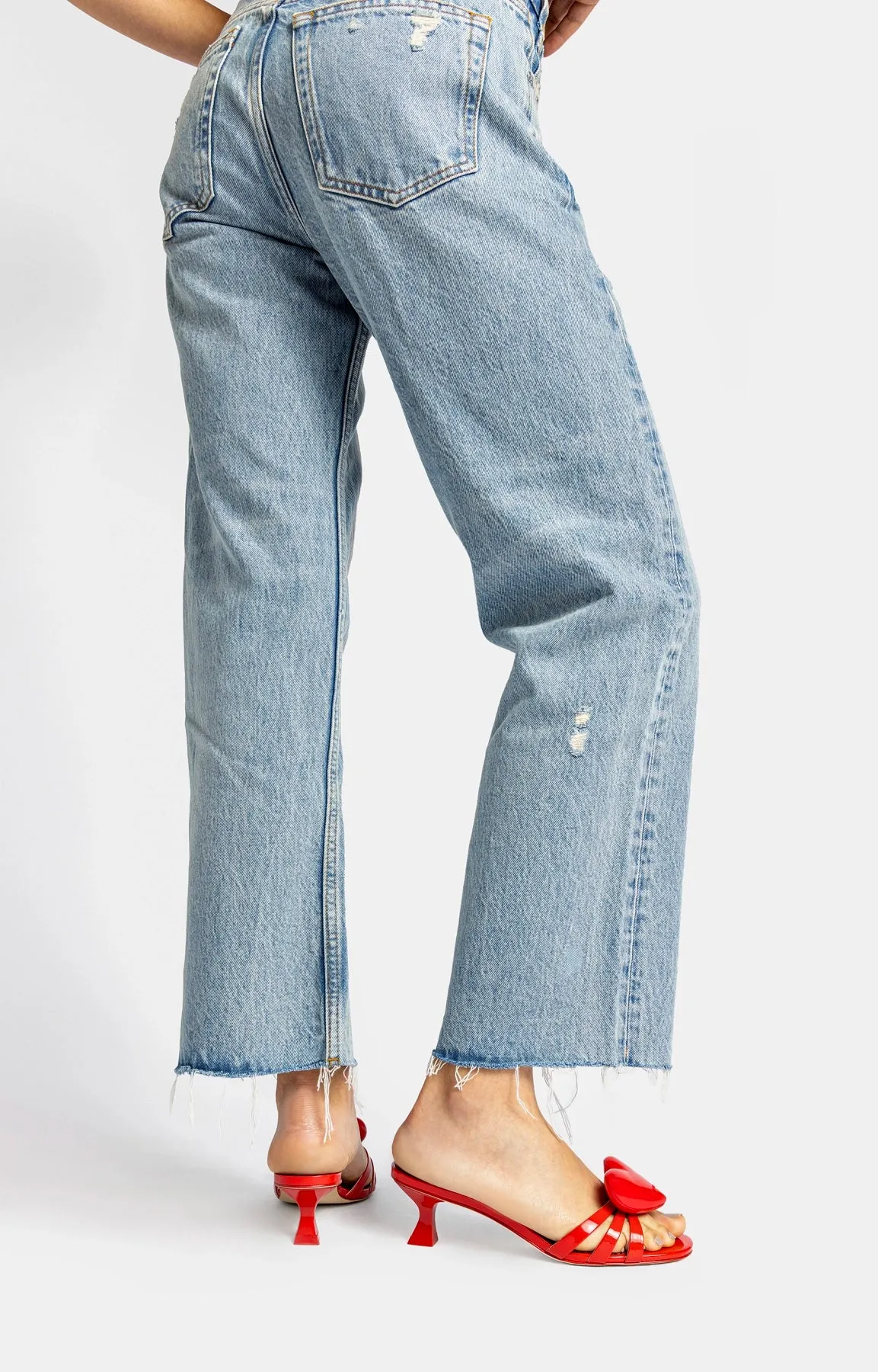 Amore Mule In Scarlet Patent Leather sold by Larroude product image thumbnail 5