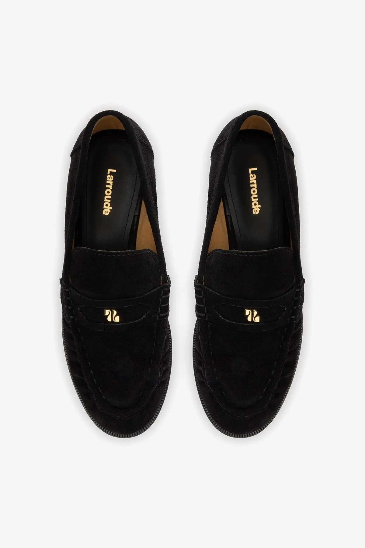 Suki Soft Loafer In Black Suede sold by Larroude product image thumbnail 5