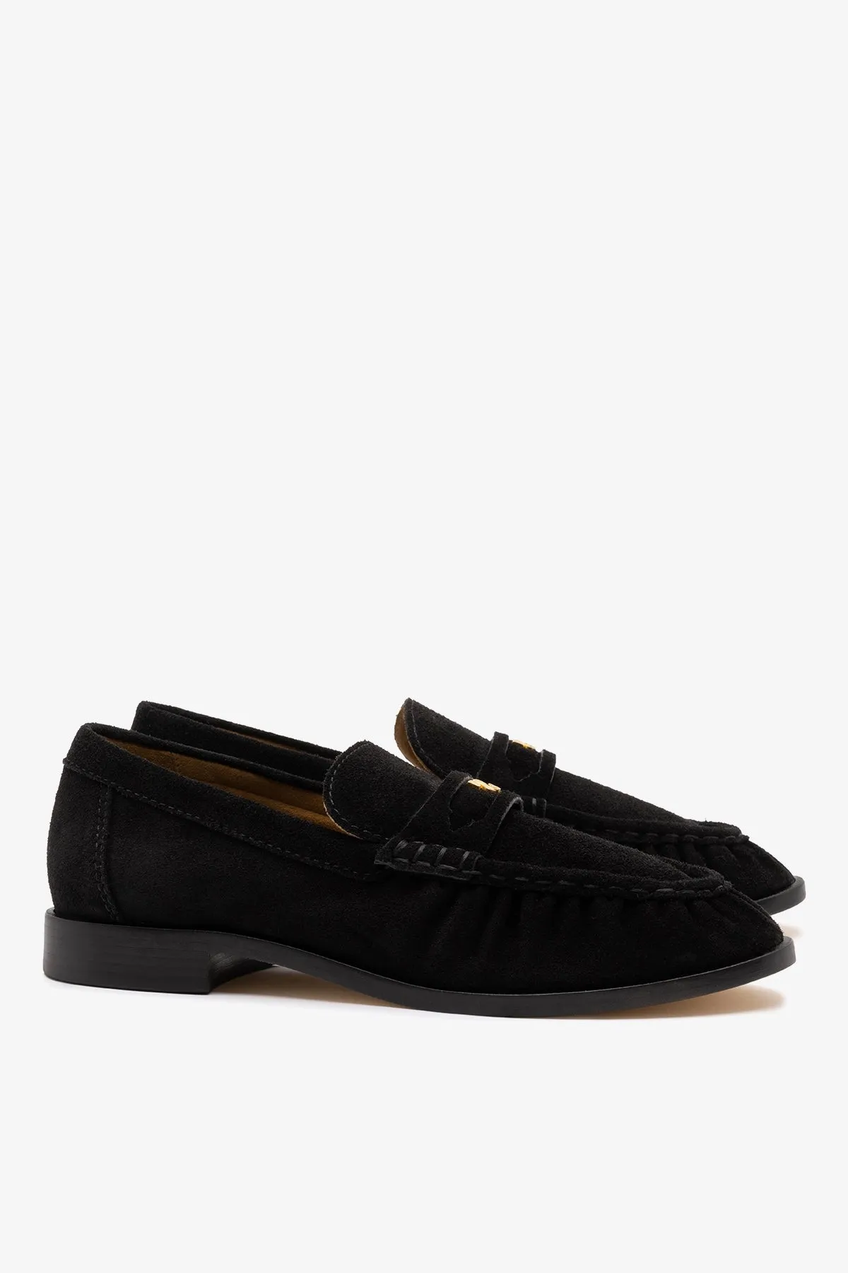 Suki Soft Loafer In Black Suede sold by Larroude product image thumbnail 3