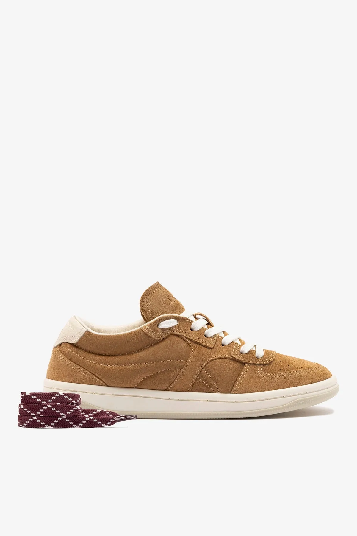 George Sneaker In Peanut Suede and Ivory Leather sold by Larroude product image thumbnail 4