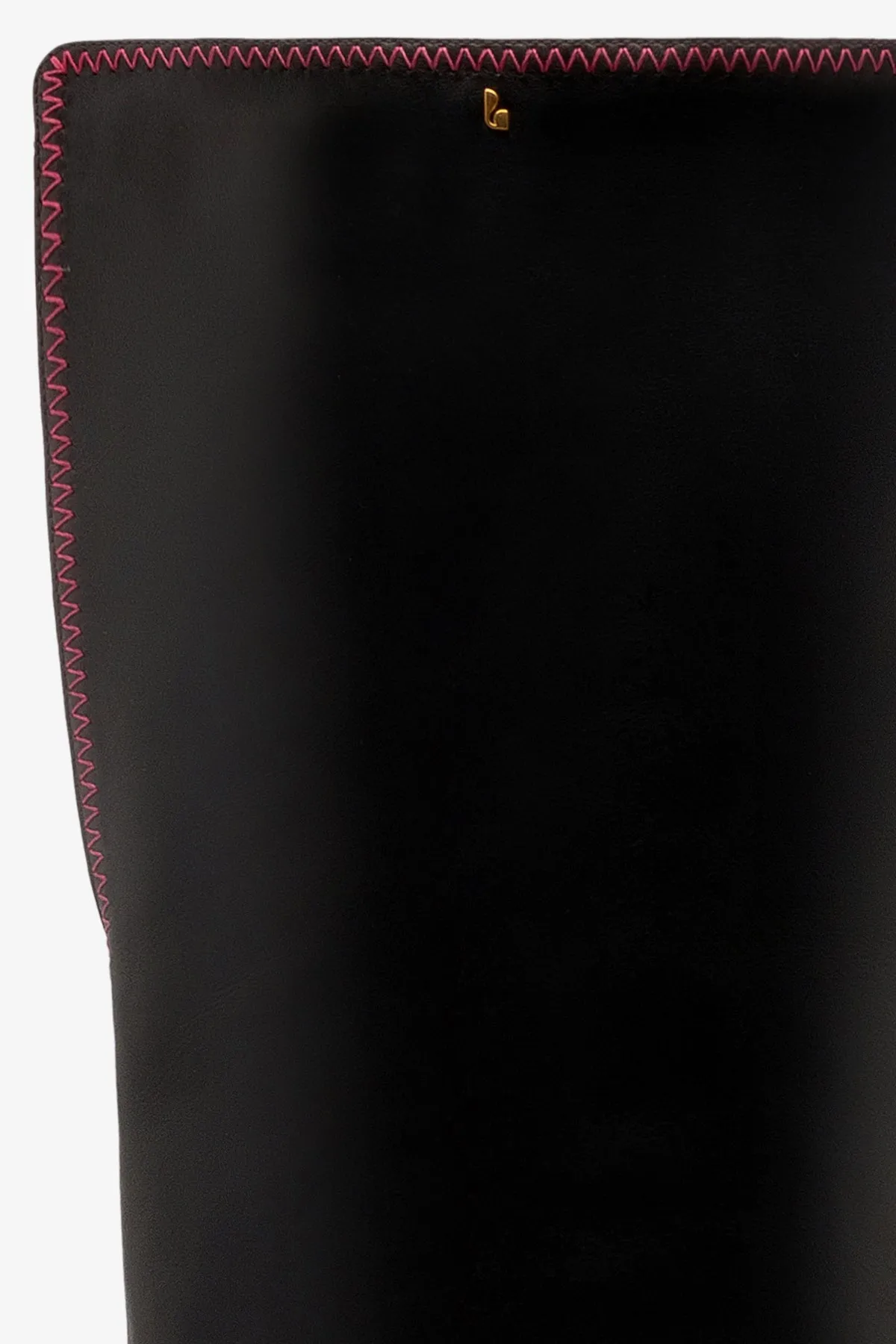 Larroudé x Jonathan Cohen Zig Zag Hi Boot In Black Leather sold by Larroude product image thumbnail 3