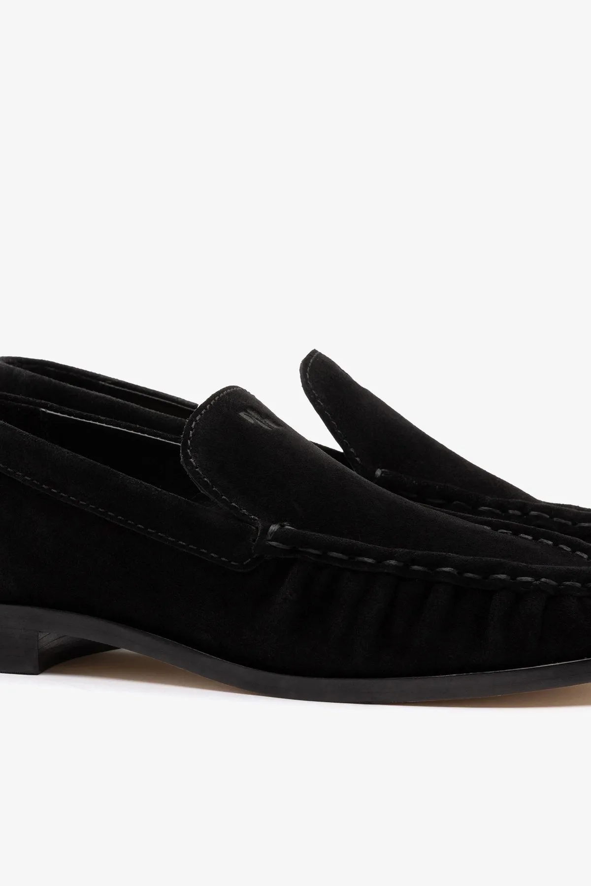 Margaux Loafer In Black Suede sold by Larroude product image thumbnail 4