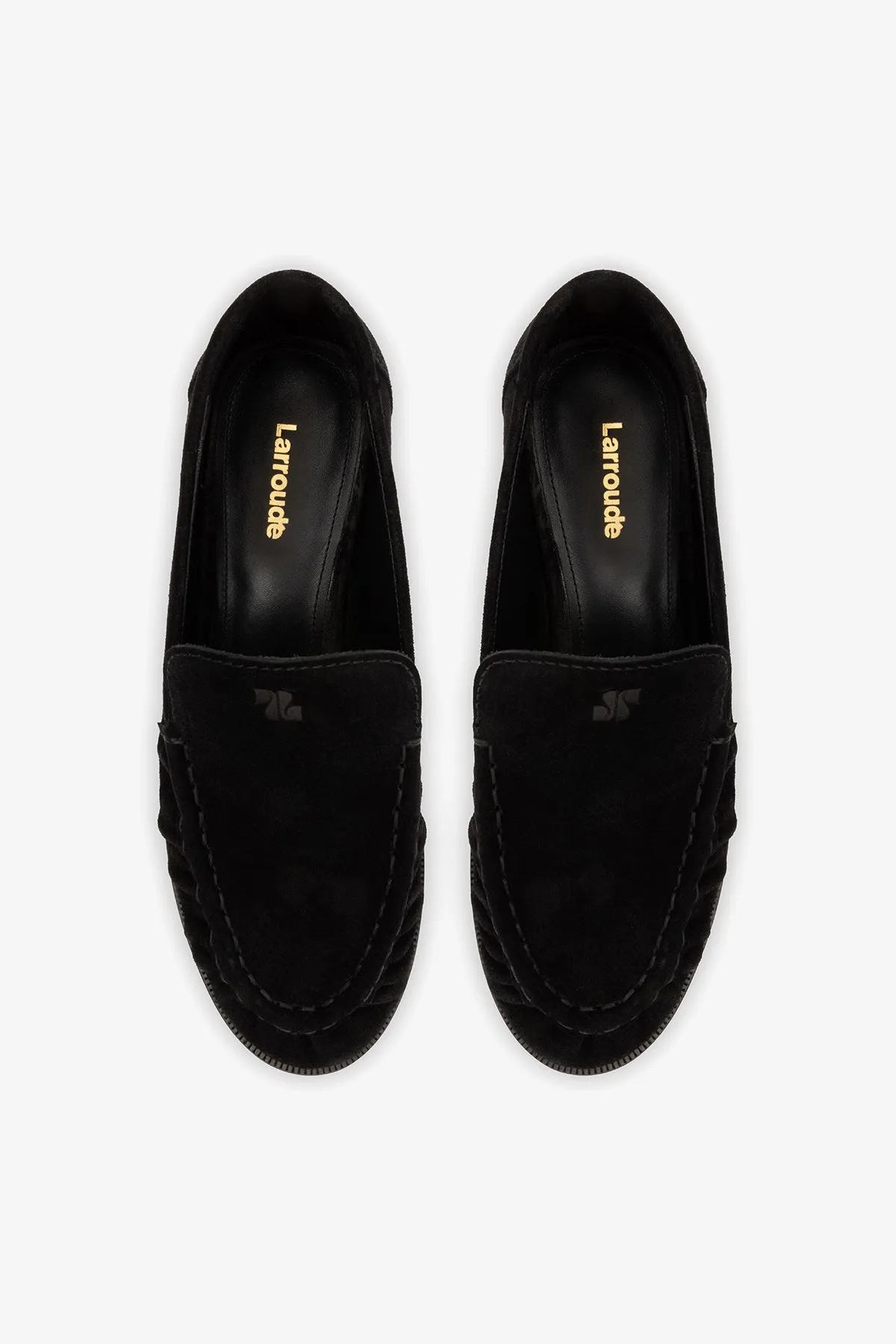 Margaux Loafer In Black Suede sold by Larroude product image thumbnail 5