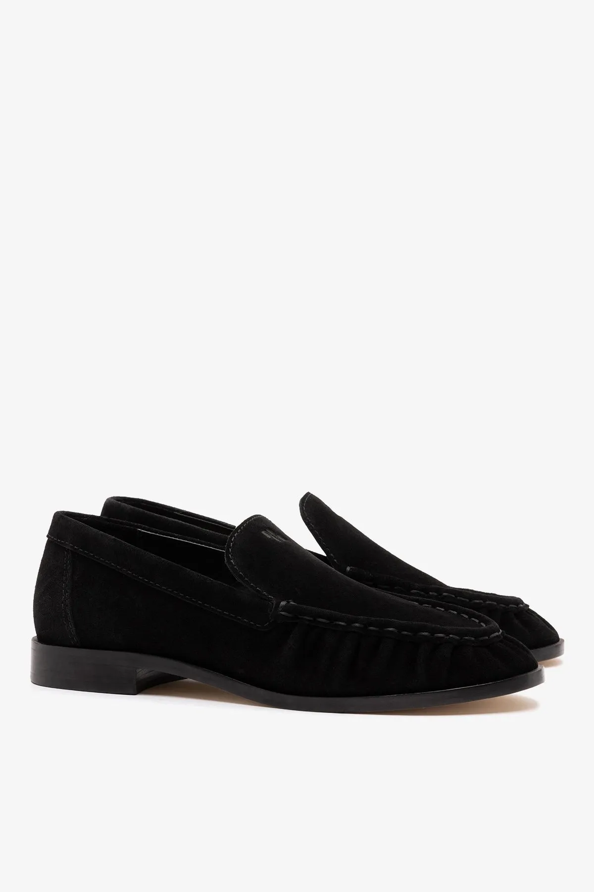 Margaux Loafer In Black Suede sold by Larroude product image thumbnail 3