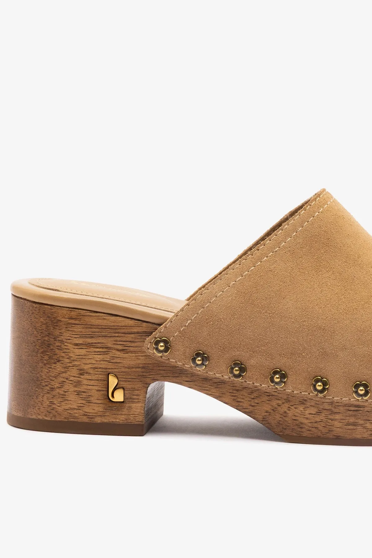 Willow Mule Peanut Suede sold by Larroude product image thumbnail 4