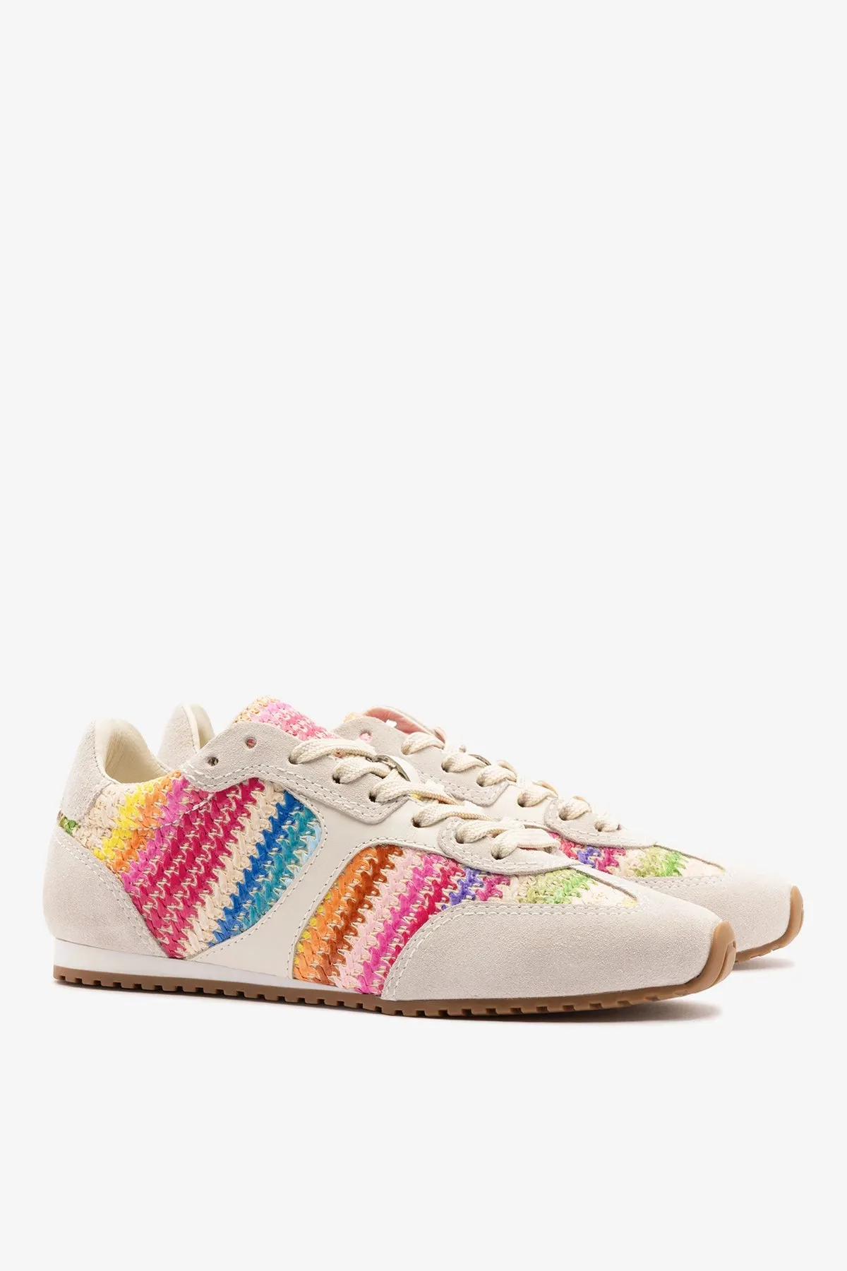 Stella Sneaker Rainbow Raffia sold by Larroude product image thumbnail 3