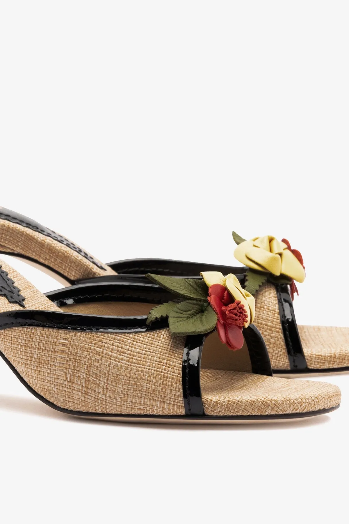 Juliette Mule Beige Raffia sold by Larroude product image thumbnail 4