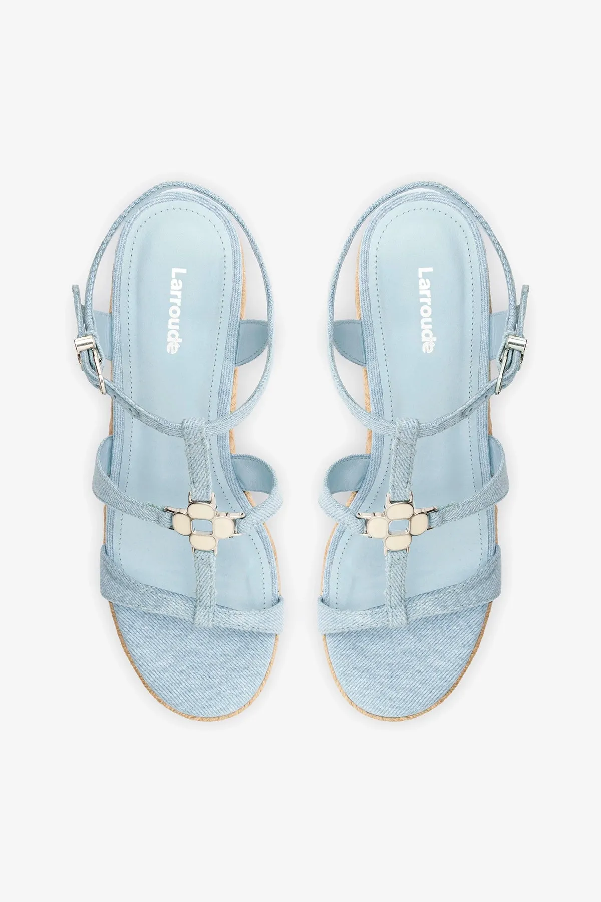 Hana Espadrille Sandal Maya Denim sold by Larroude product image thumbnail 5