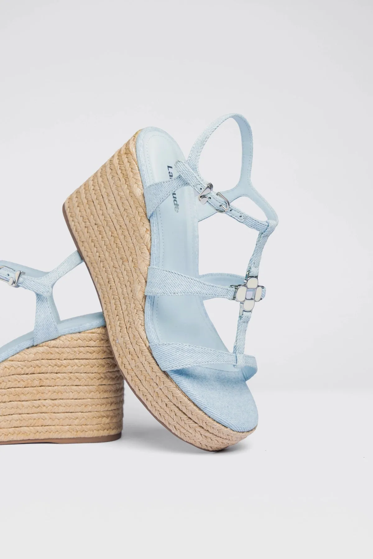 Hana Espadrille Sandal Maya Denim sold by Larroude product image thumbnail 2