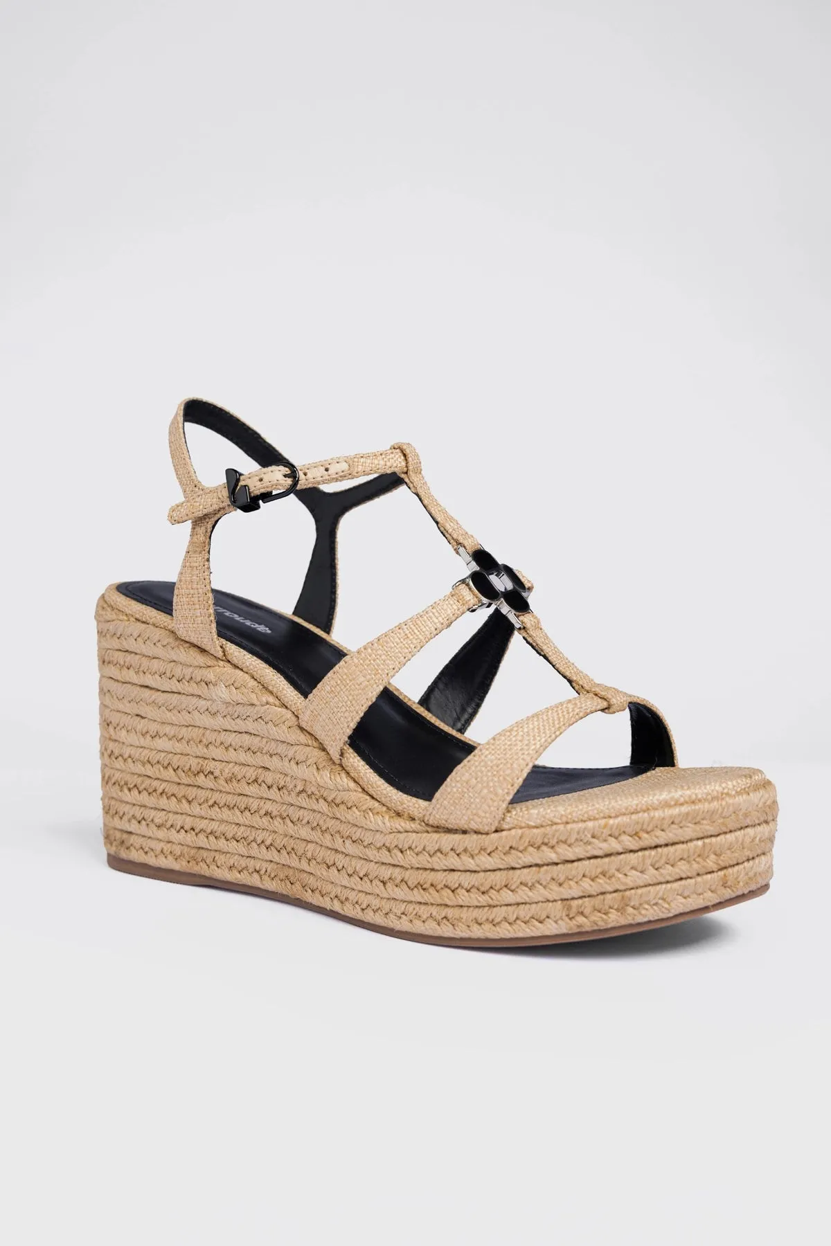 Hana Espadrille Sandal Beige Raffia sold by Larroude product image thumbnail 2