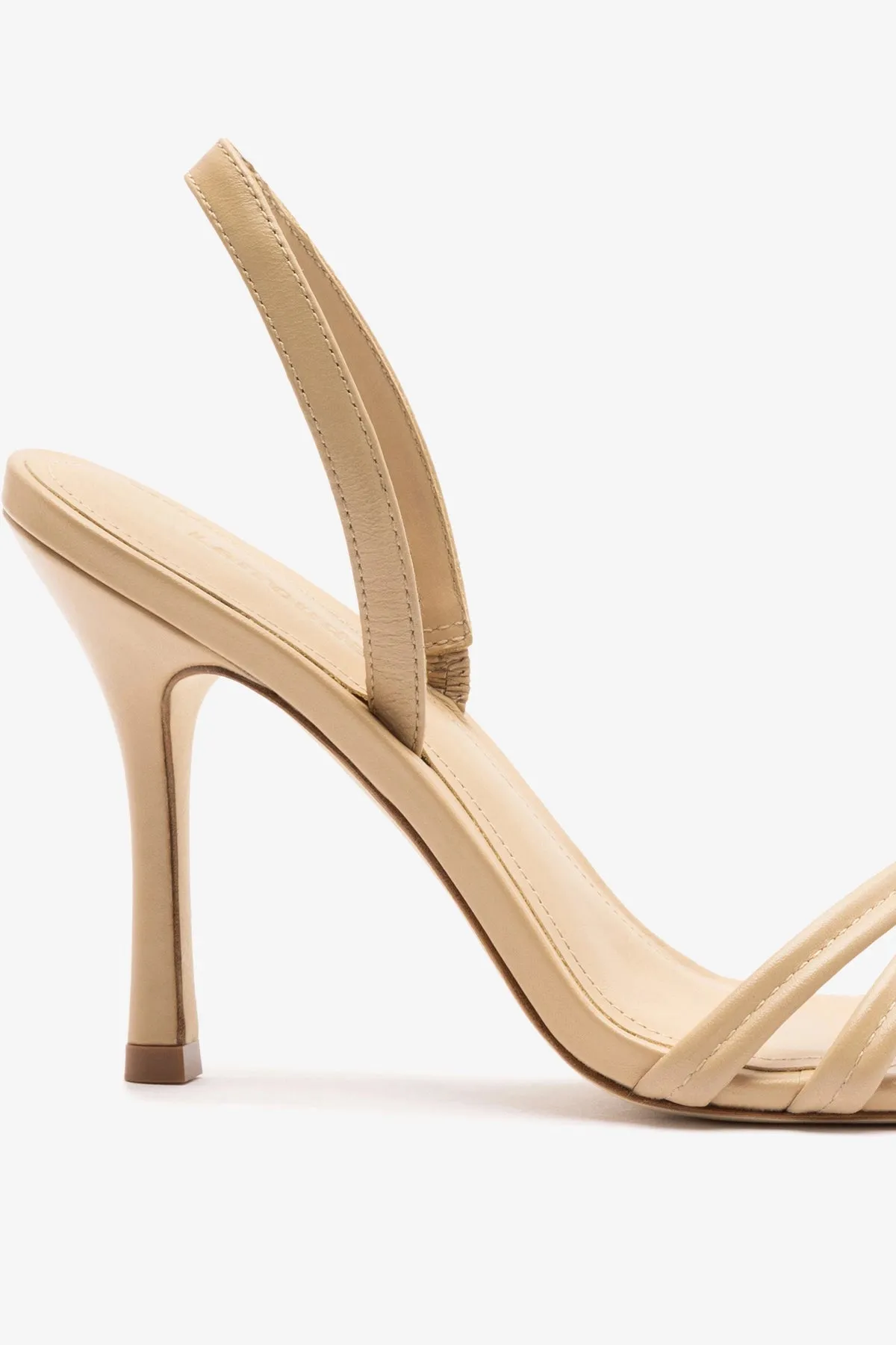 Annie Sandal Sand Leather sold by Larroude product image thumbnail 4