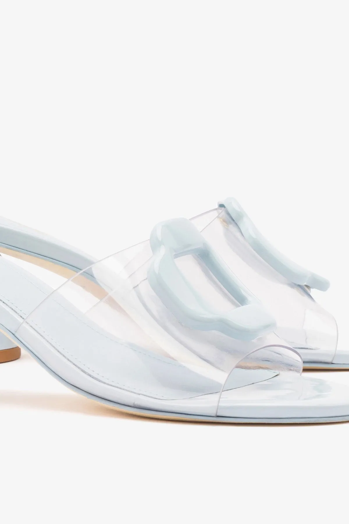 Margherita Clear Mule Maya Patent Leather sold by Larroude product image thumbnail 4