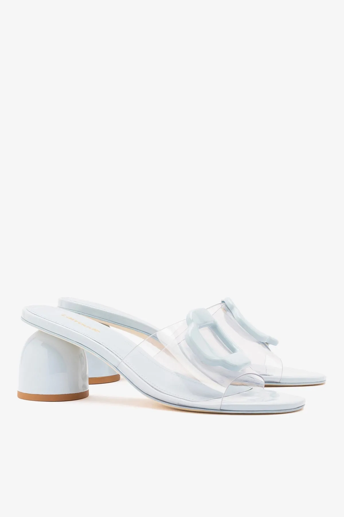 Margherita Clear Mule Maya Patent Leather sold by Larroude product image thumbnail 3