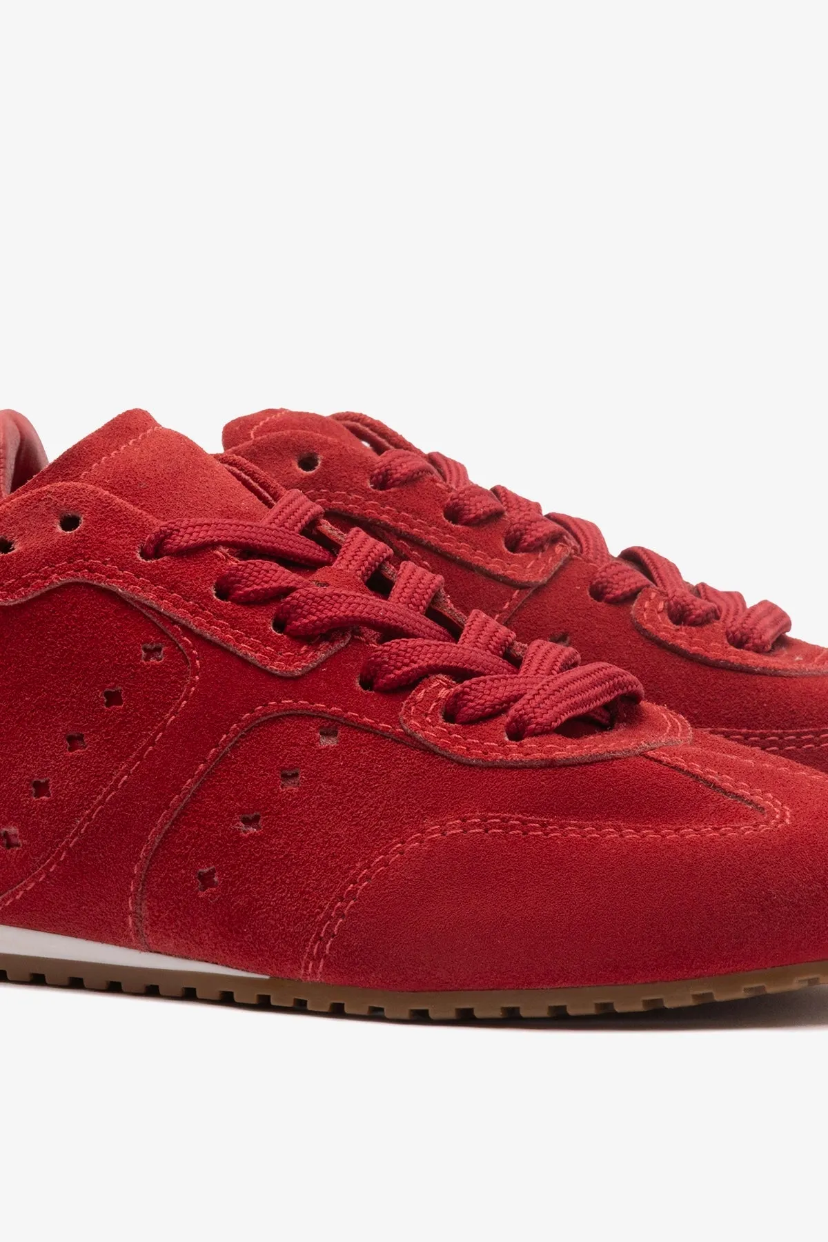 Stella Sneaker Carmine Suede sold by Larroude product image thumbnail 4