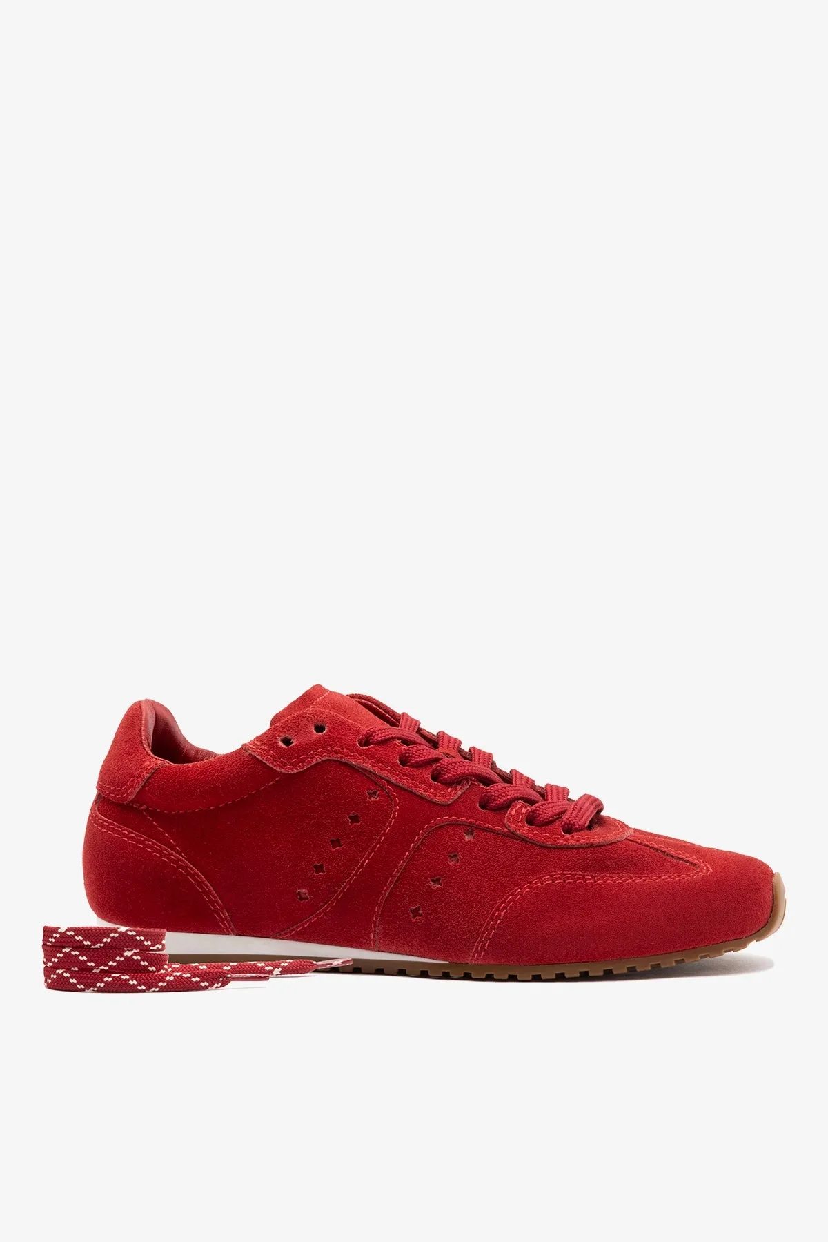 Stella Sneaker Carmine Suede sold by Larroude product image thumbnail 5