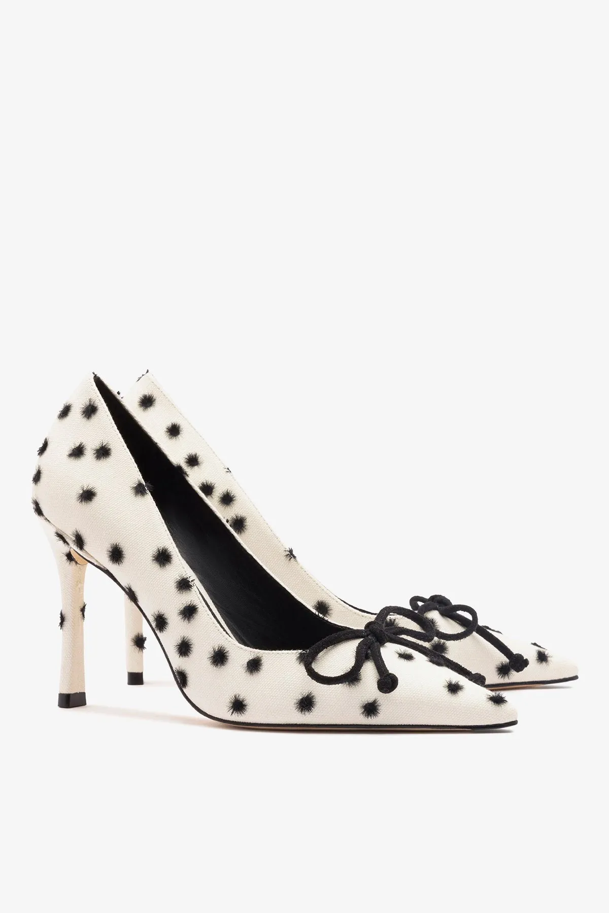 Linda Pump Polka Dots Ivory sold by Larroude product image thumbnail 3