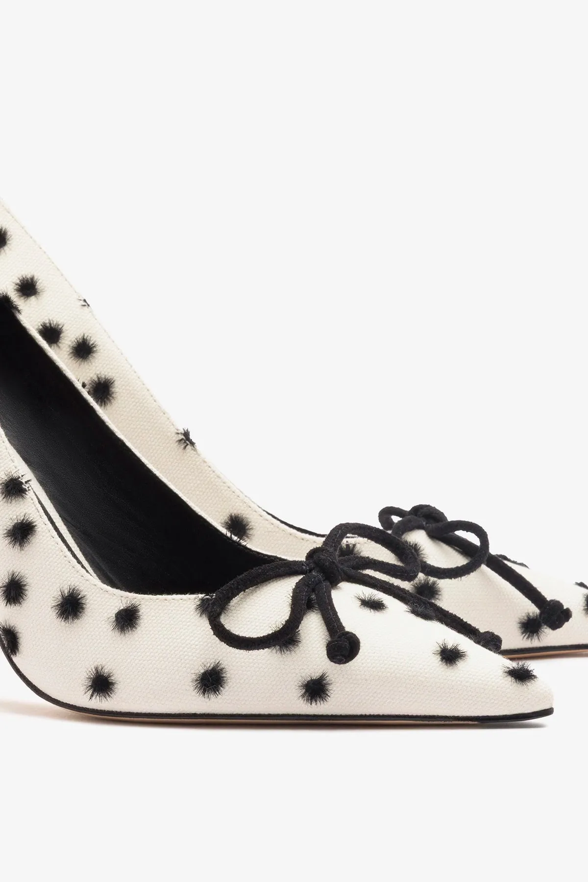 Linda Pump Polka Dots Ivory sold by Larroude product image thumbnail 4