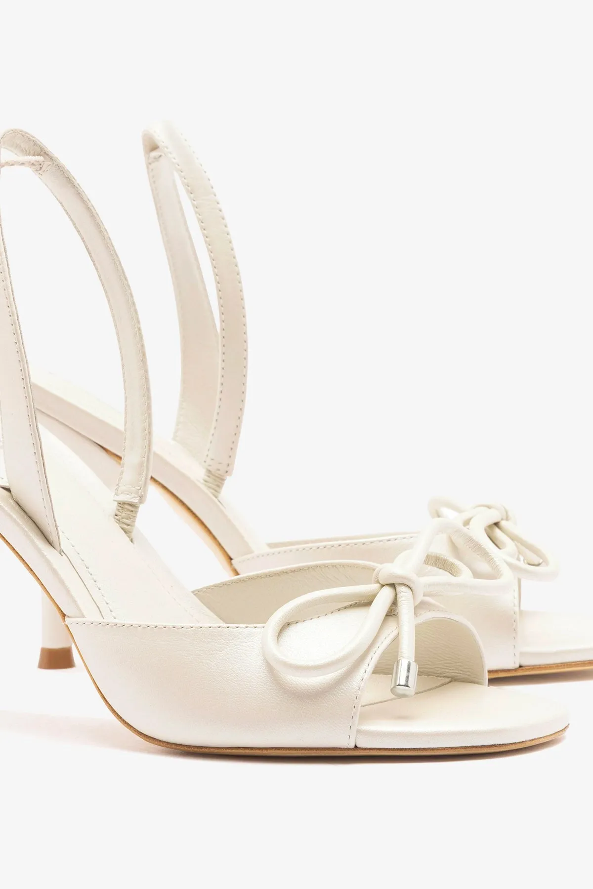 Lady Sandal Pearl Leather sold by Larroude product image thumbnail 4