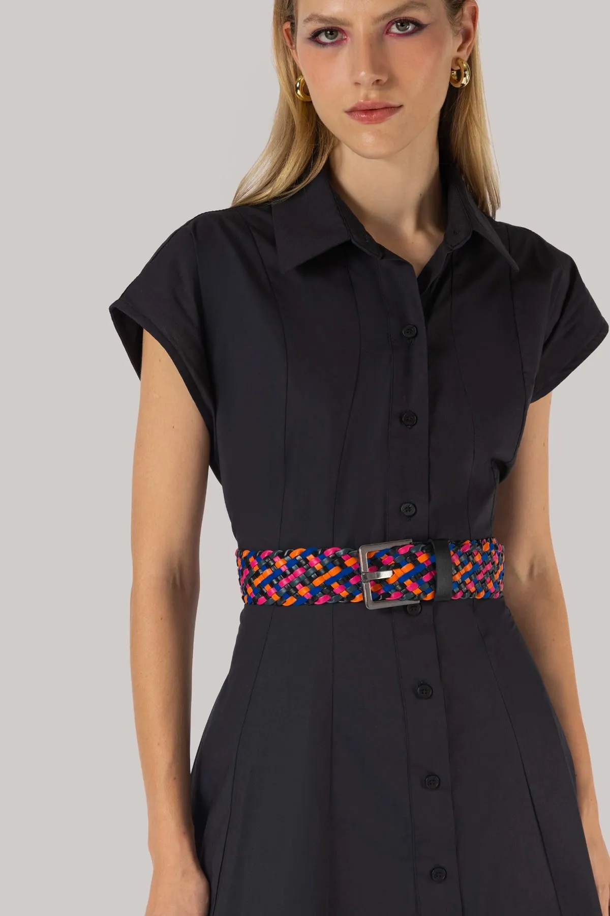 Jonathan Cohen by L.: Braided Belt Multicolor Leather sold by Larroude product image thumbnail 2