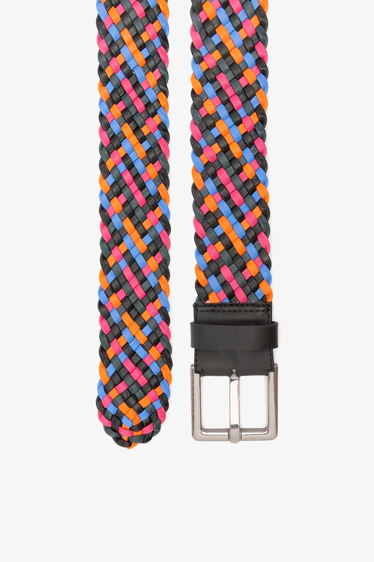 Jonathan Cohen by L.: Braided Belt Multicolor Leather sold by Larroude product image thumbnail 5