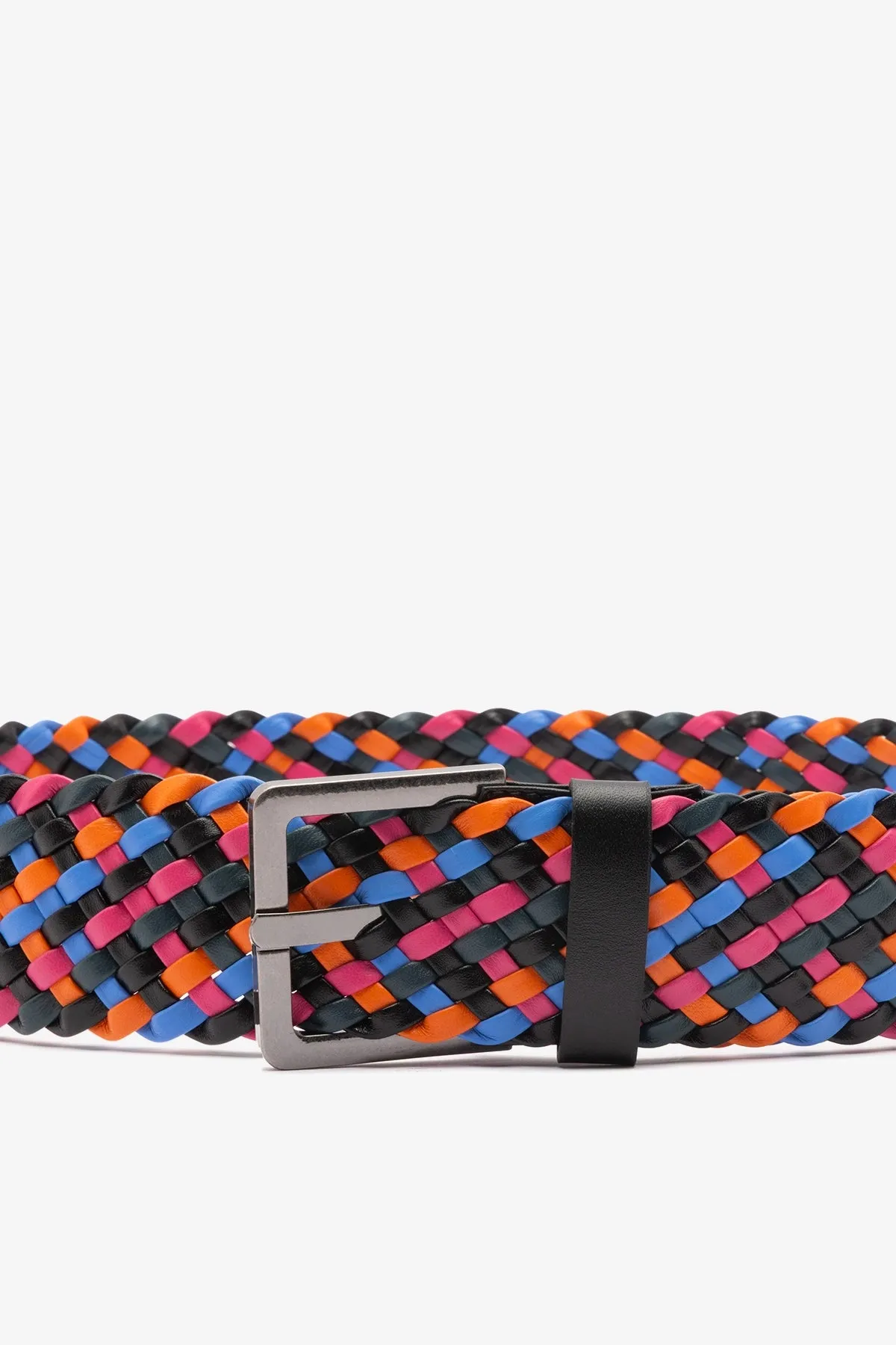 Jonathan Cohen by L.: Braided Belt Multicolor Leather sold by Larroude product image thumbnail 3