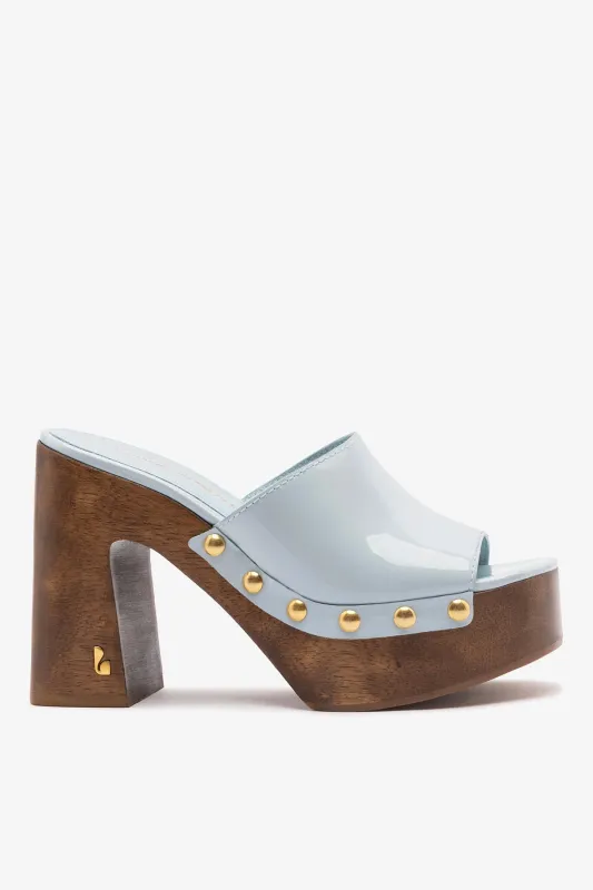 Larroudé x Kenneth Cole: Mule Maya Patent Leather made by Larroude