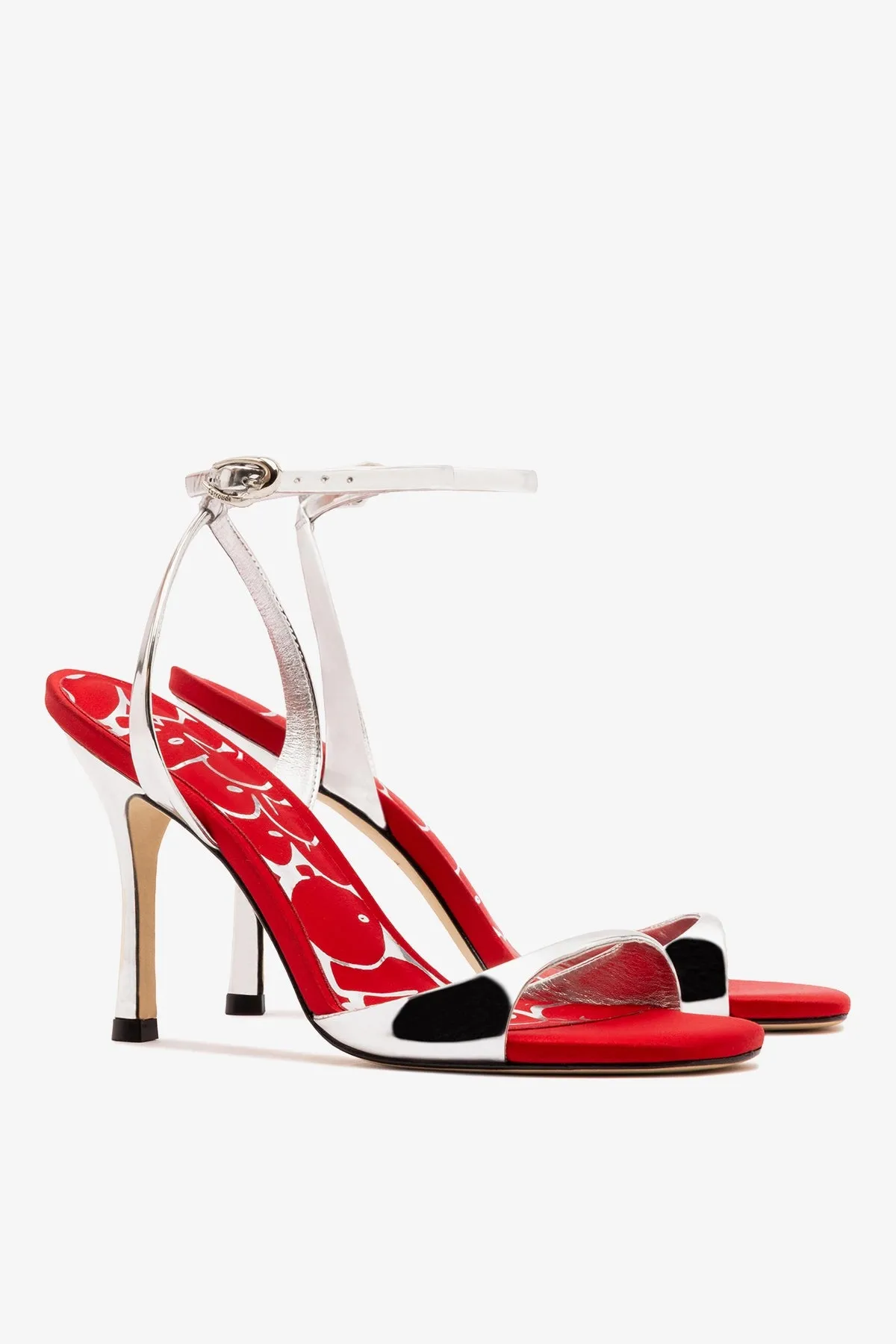 Freya Sandal Silver Specchio sold by Larroude product image thumbnail 3