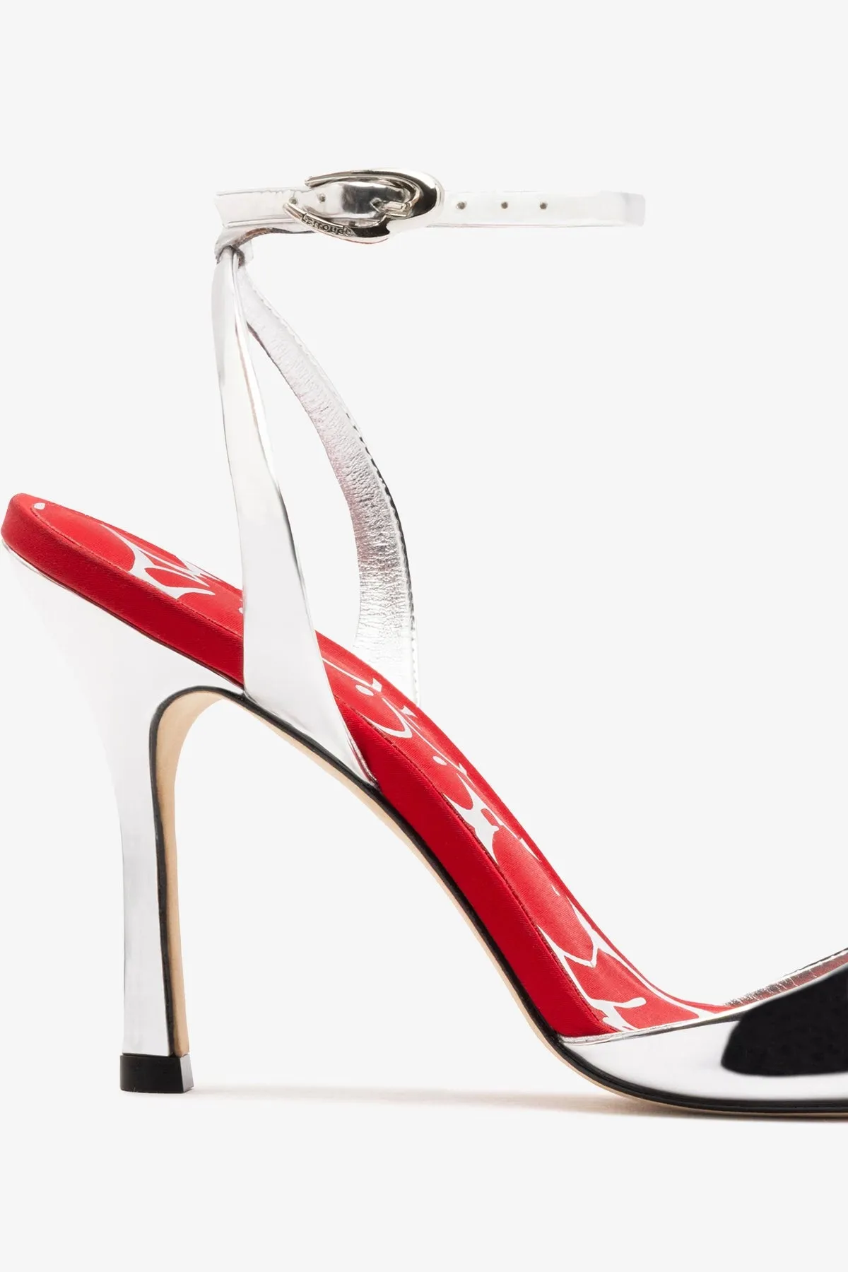 Freya Sandal Silver Specchio sold by Larroude product image thumbnail 4
