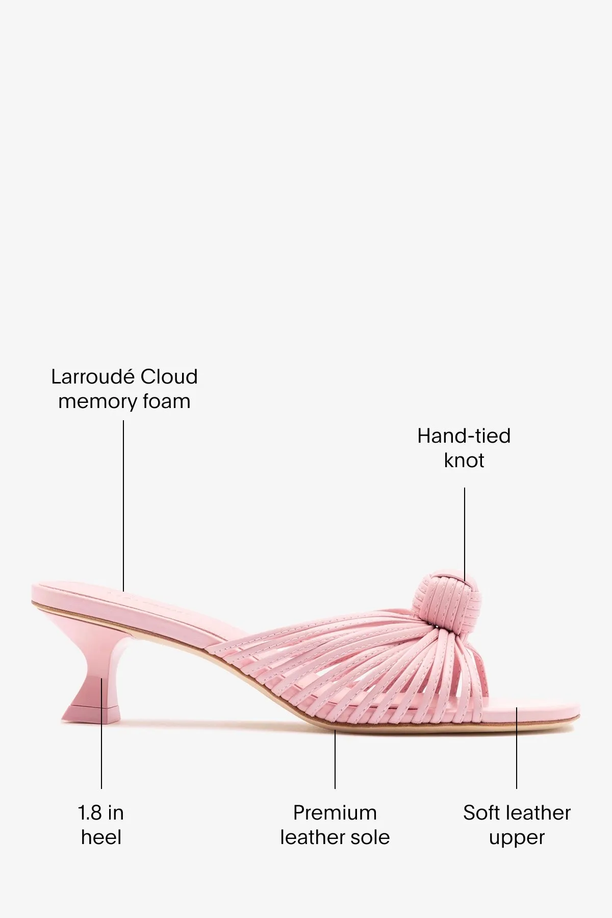 Valerie Mule Tulip Leather sold by Larroude product image thumbnail 5