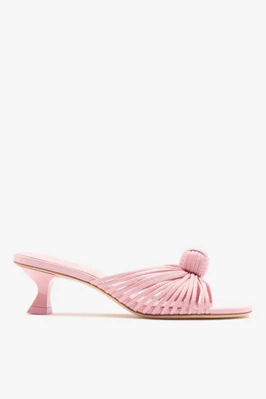 Valerie Mule Tulip Leather made by Larroude
