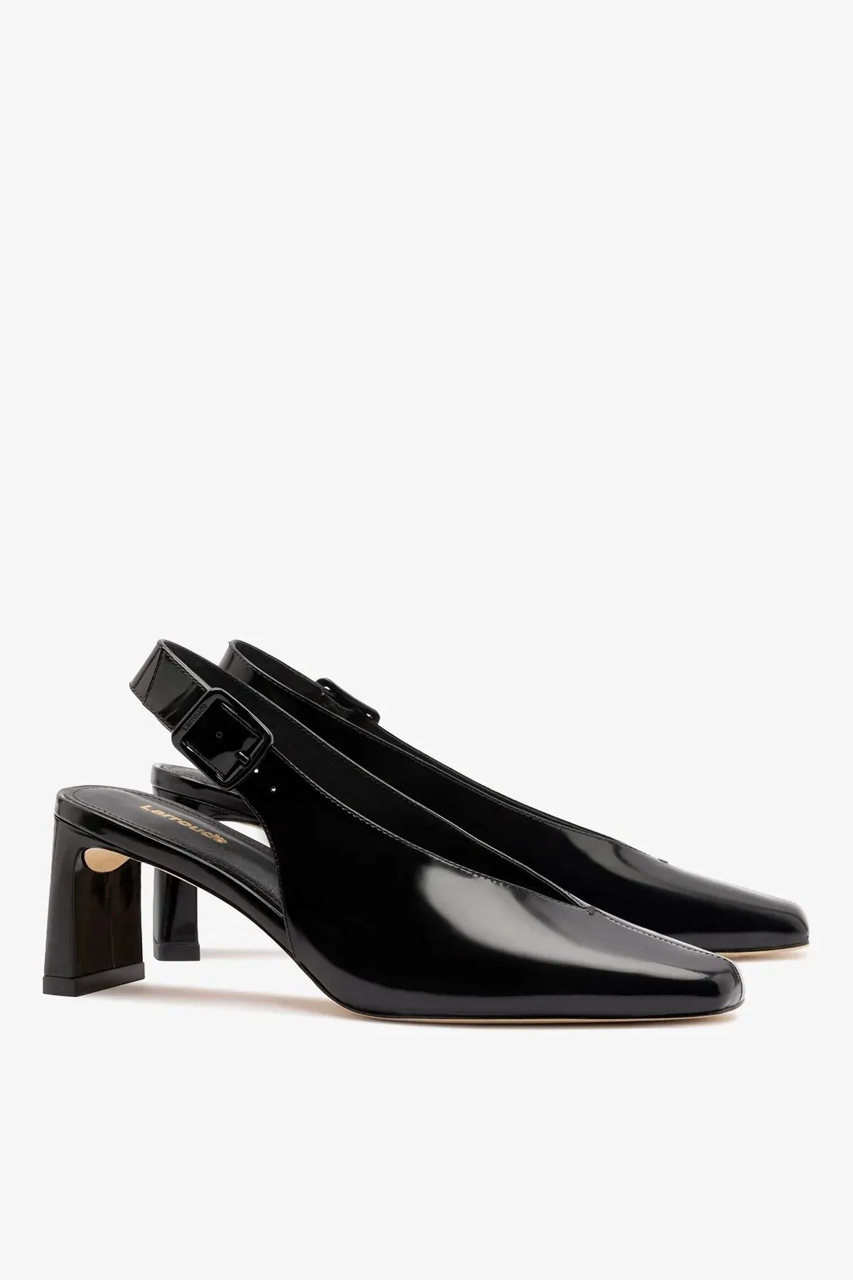Katie Pump Black Patent Leather sold by Larroude product image thumbnail 3