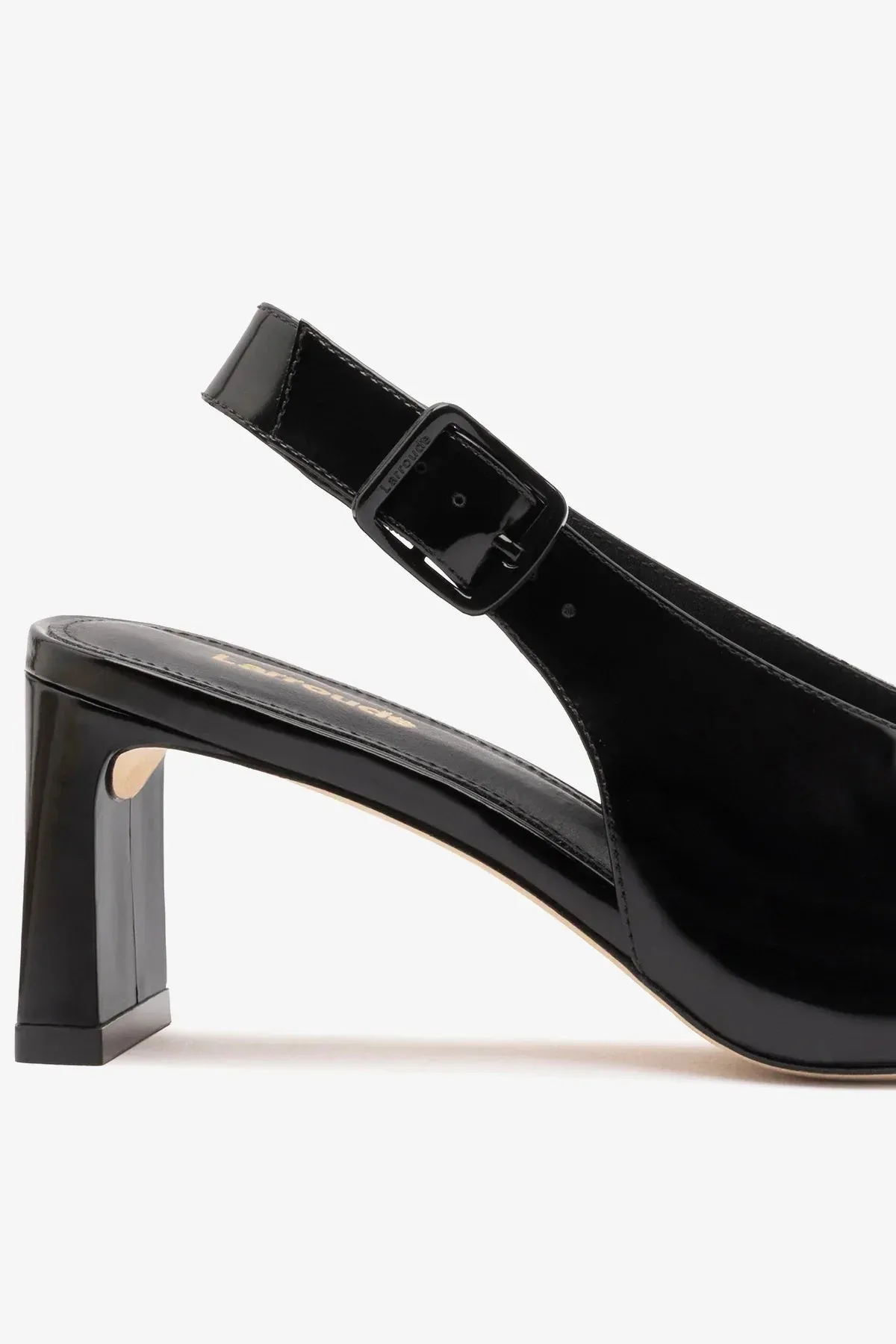 Katie Pump Black Patent Leather sold by Larroude product image thumbnail 5