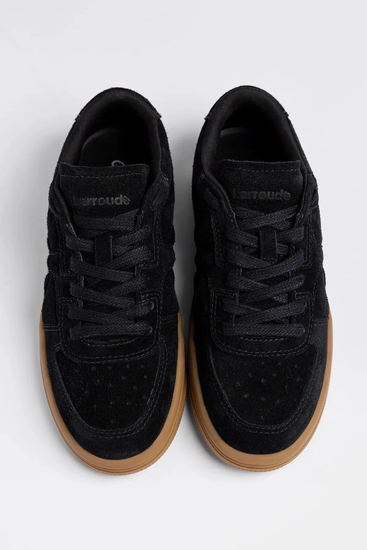 George Sneaker Black Suede sold by Larroude product image thumbnail 3