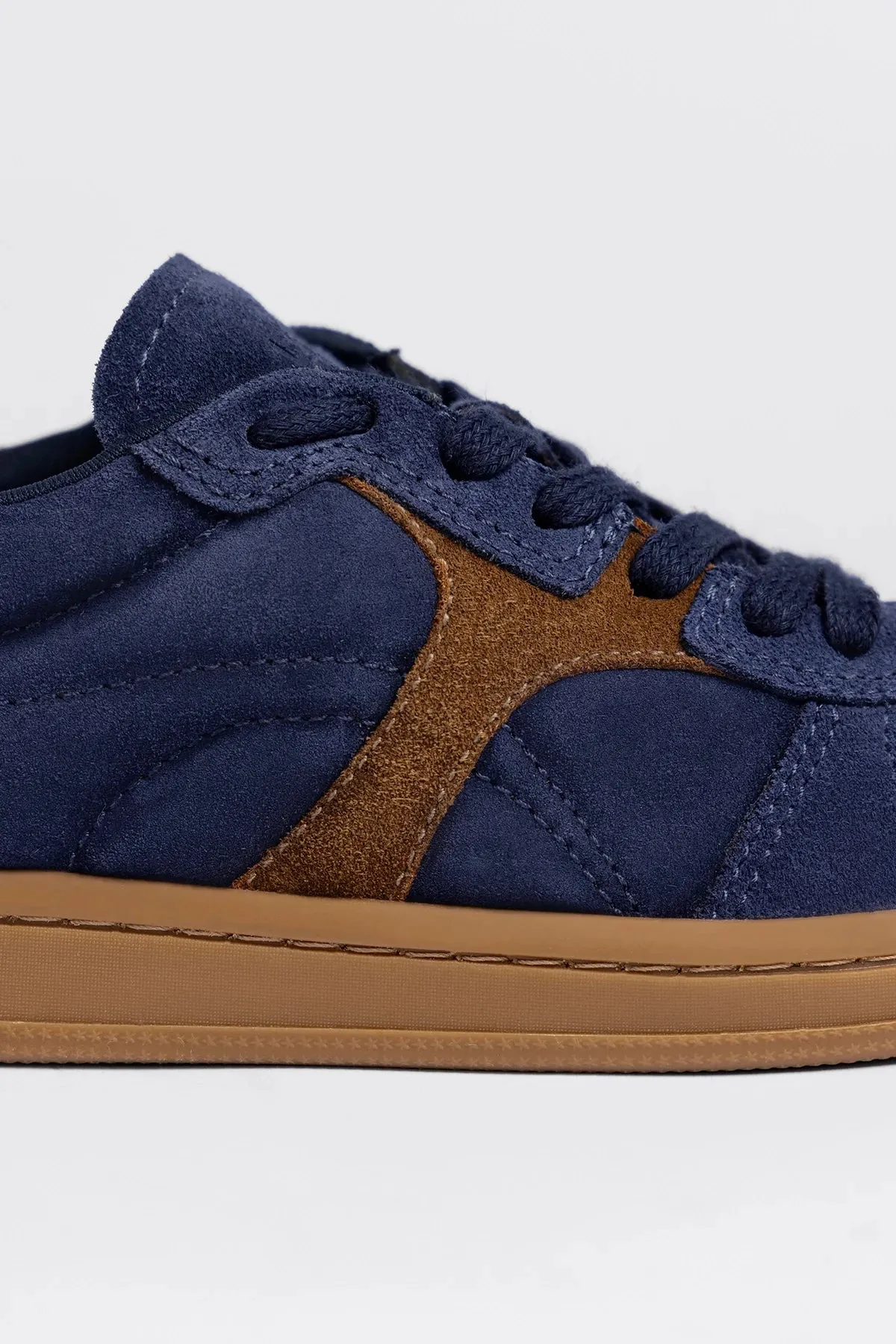 George Sneaker Navy Suede sold by Larroude product image thumbnail 3