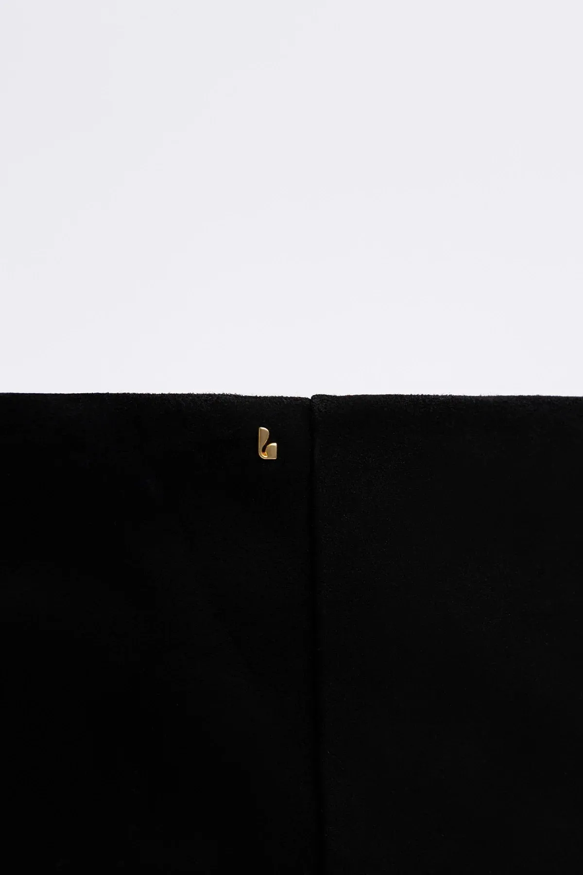 Kate Wide Boot Black Suede sold by Larroude product image thumbnail 3