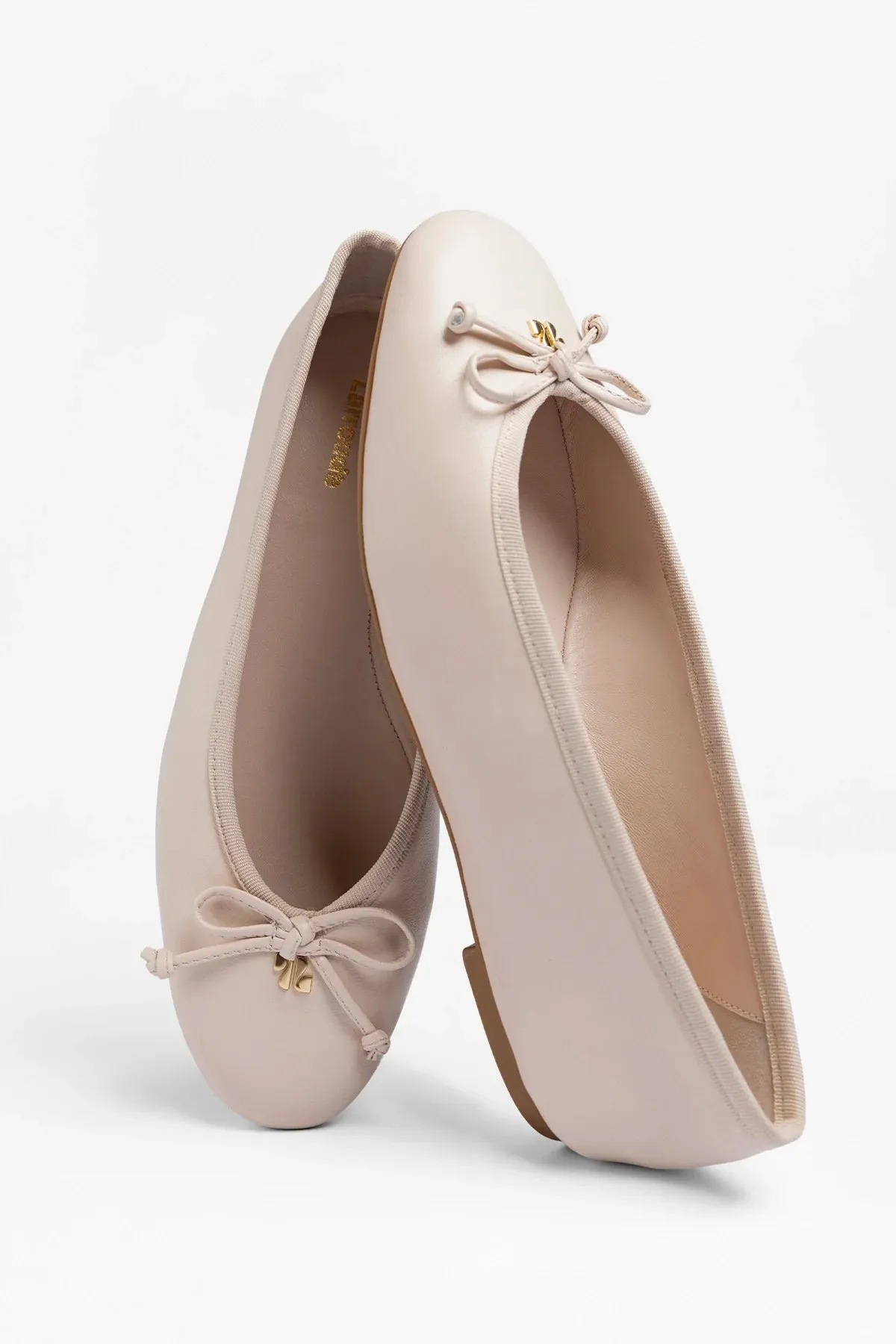 Pavlova Ballet Flat Puff Cream Leather sold by Larroude product image thumbnail 4