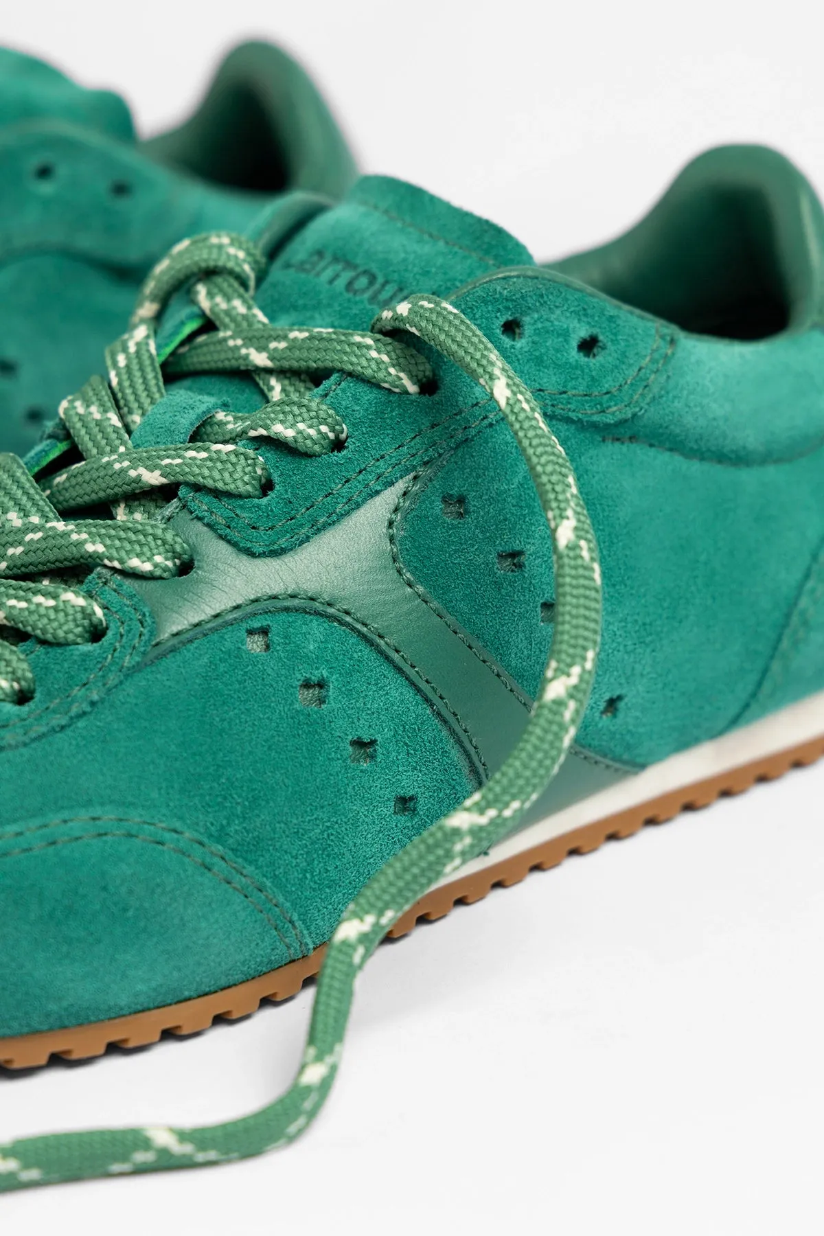 Stella Sneaker Pitti Green Suede and Leather sold by Larroude product image thumbnail 4