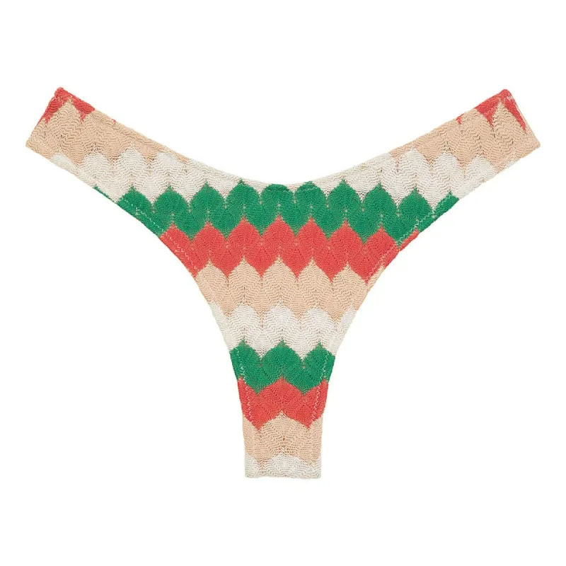 Gelato Lulu (Zig-Zag Stitch) Bikini Bottom sold by Larroude