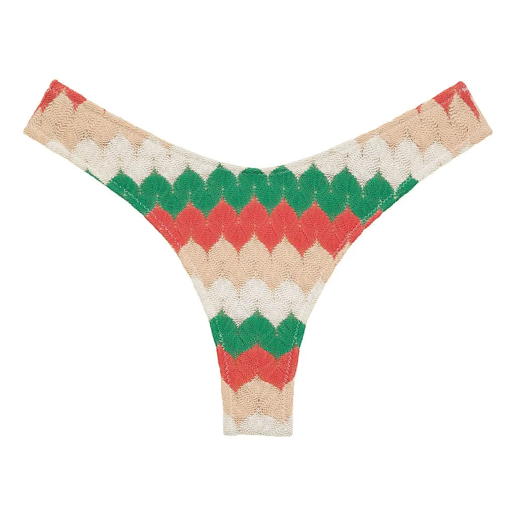 Gelato Lulu (Zig-Zag Stitch) Bikini Bottom sold by Larroude
