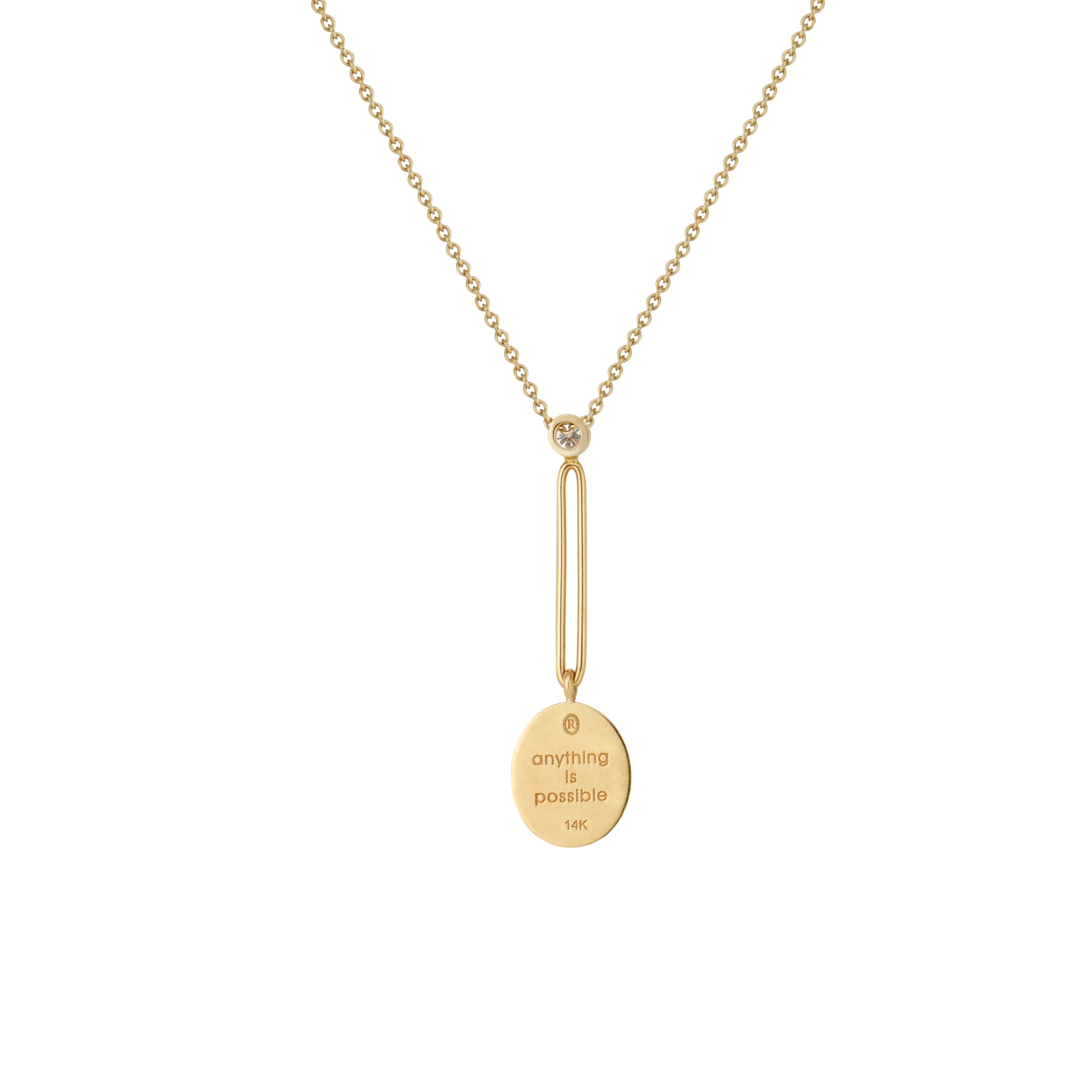 Fantasy Signet Pendant Necklace - Flying Pig sold by Larroude product image thumbnail 2