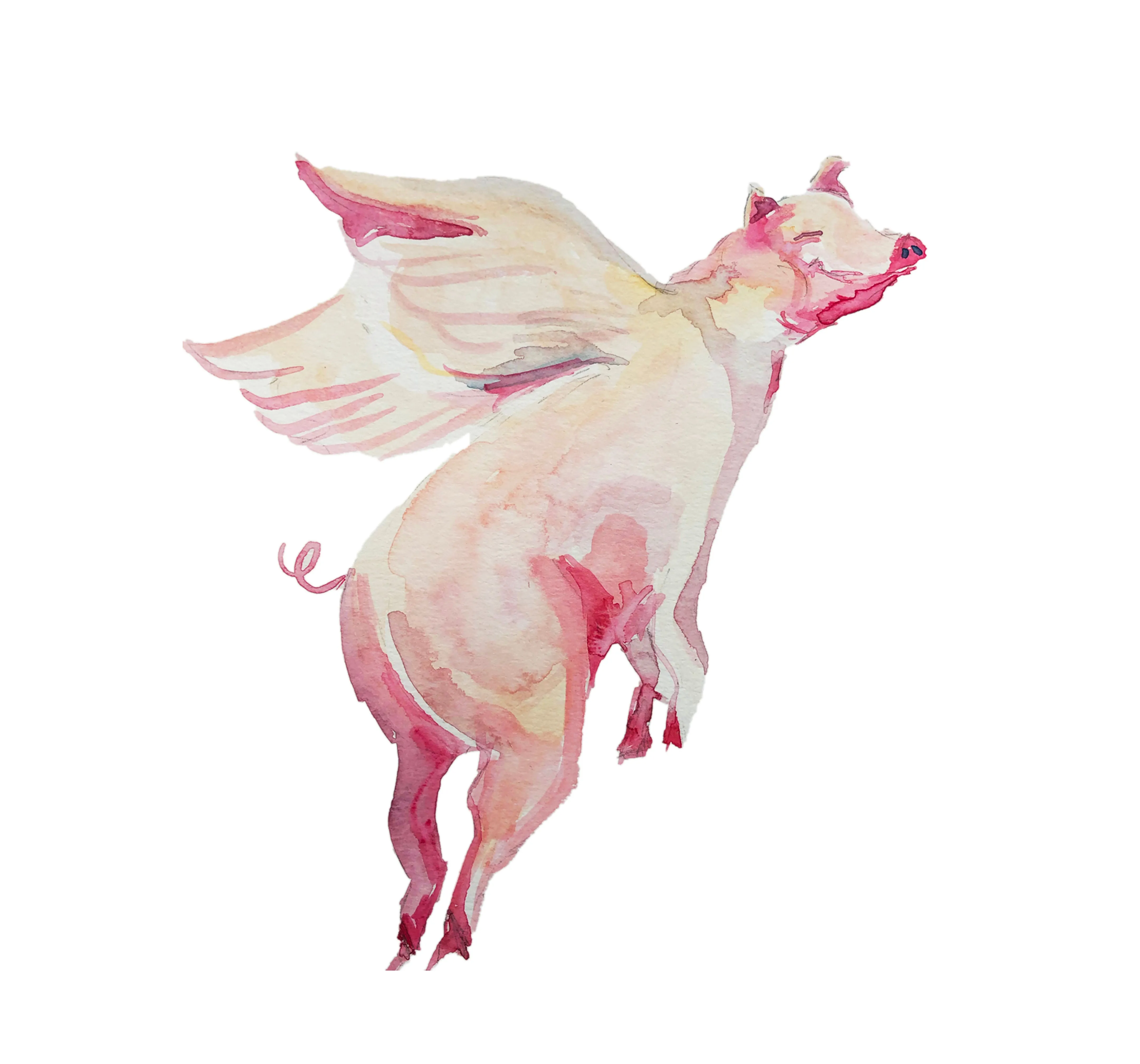 Fantasy Signet Pendant Necklace - Flying Pig sold by Larroude product image thumbnail 3