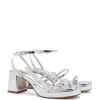 Gio Sandal In Silver Specchio sold by Larroude