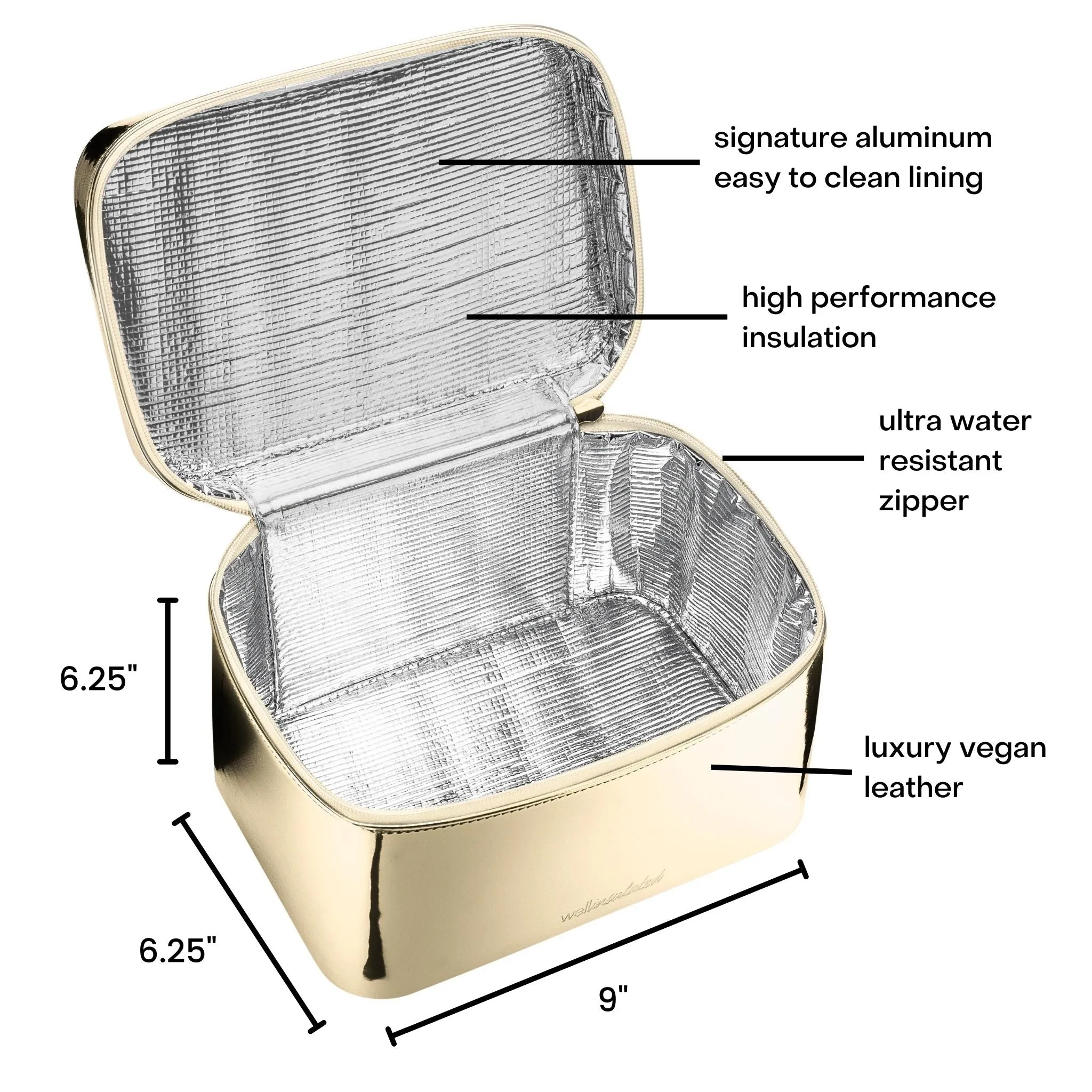 Performance Beauty Case GOLD sold by Larroude product image thumbnail 3